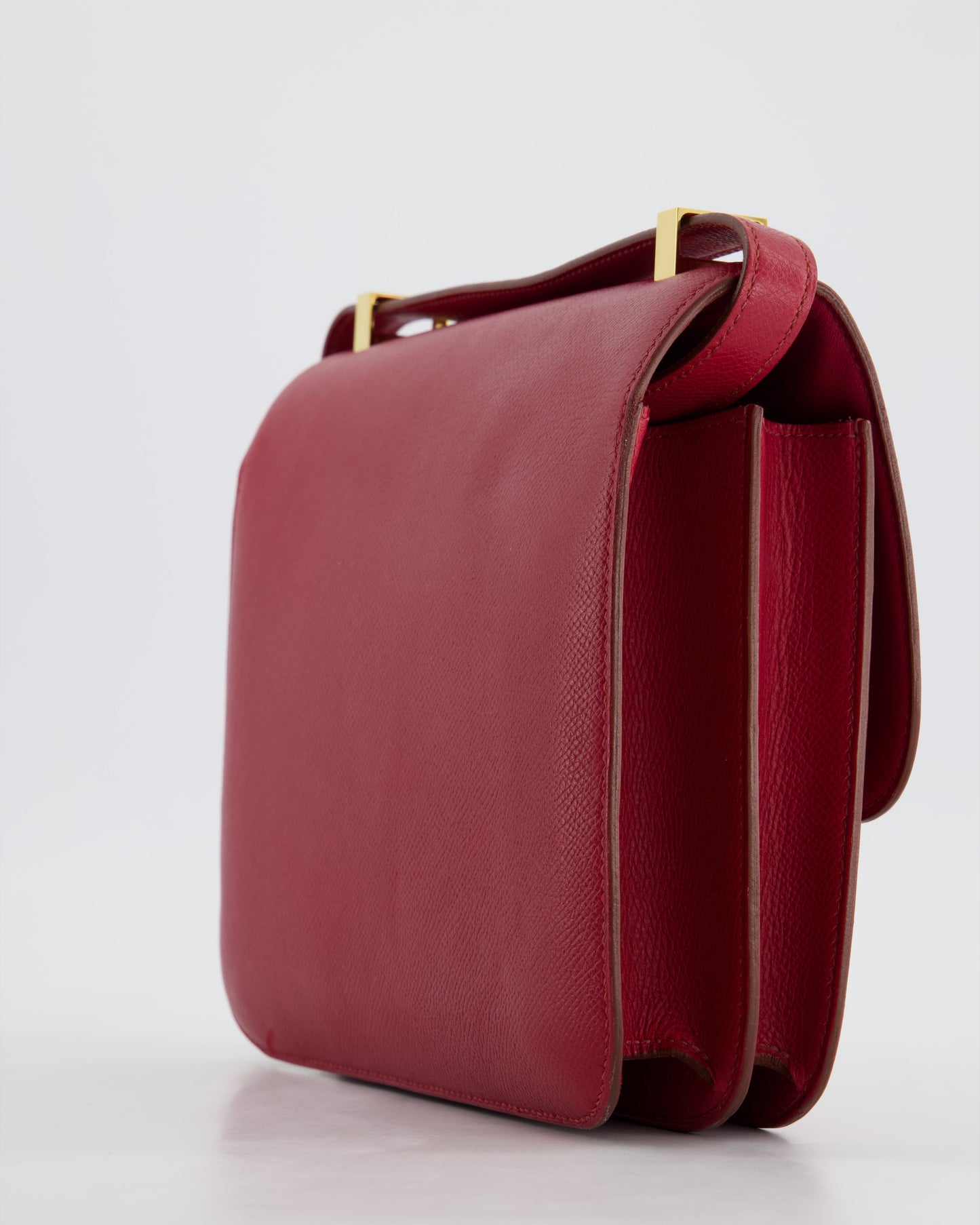 *FIRE PRICE* Hermès Constance III 24 Bag in Rubis Epsom Leather with Gold Hardware