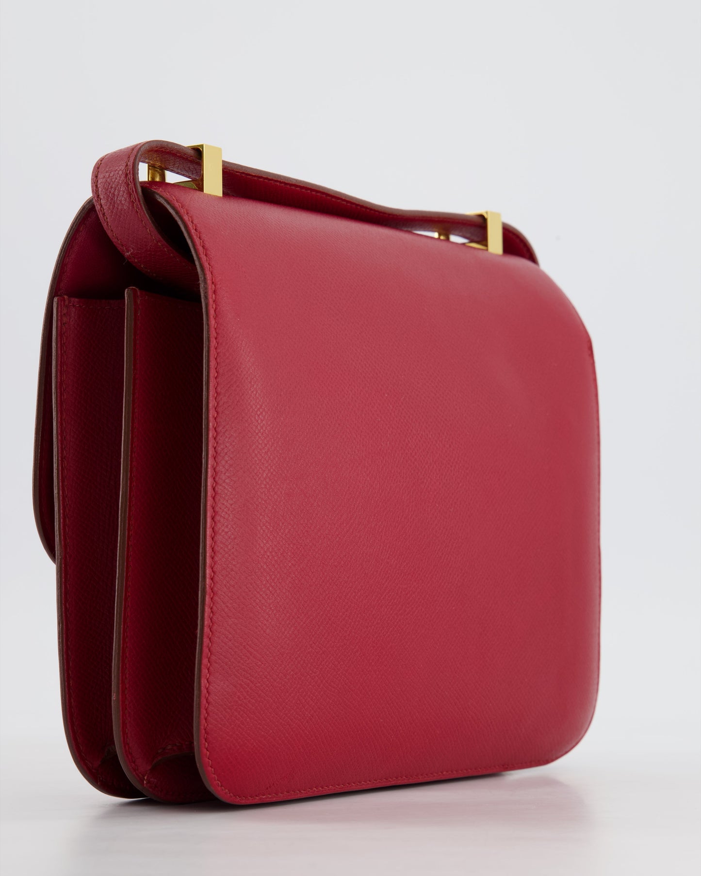 *FIRE PRICE* Hermès Constance III 24 Bag in Rubis Epsom Leather with Gold Hardware