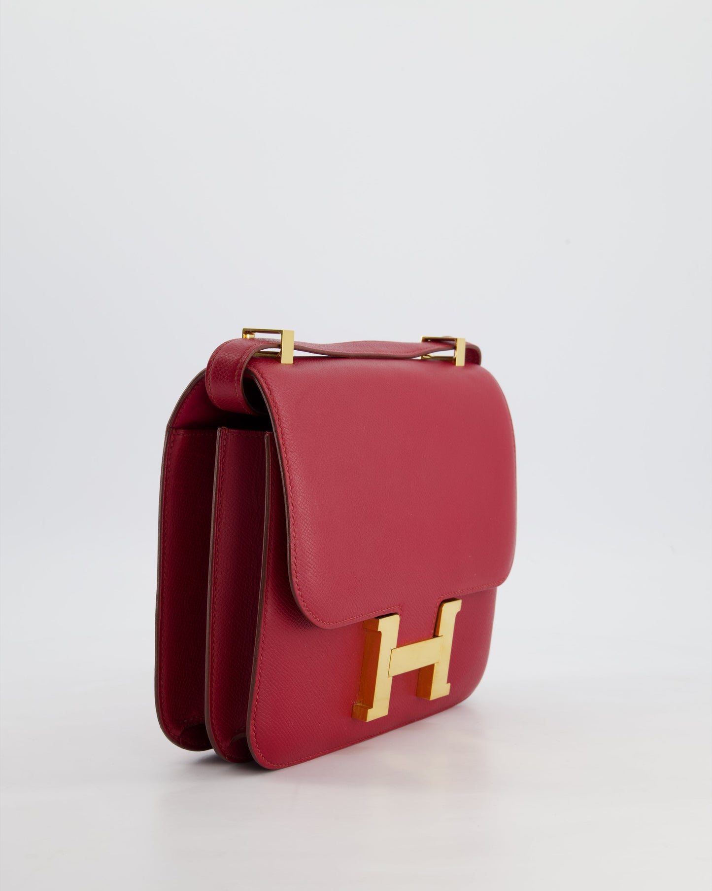 *FIRE PRICE* Hermès Constance III 24 Bag in Rubis Epsom Leather with Gold Hardware