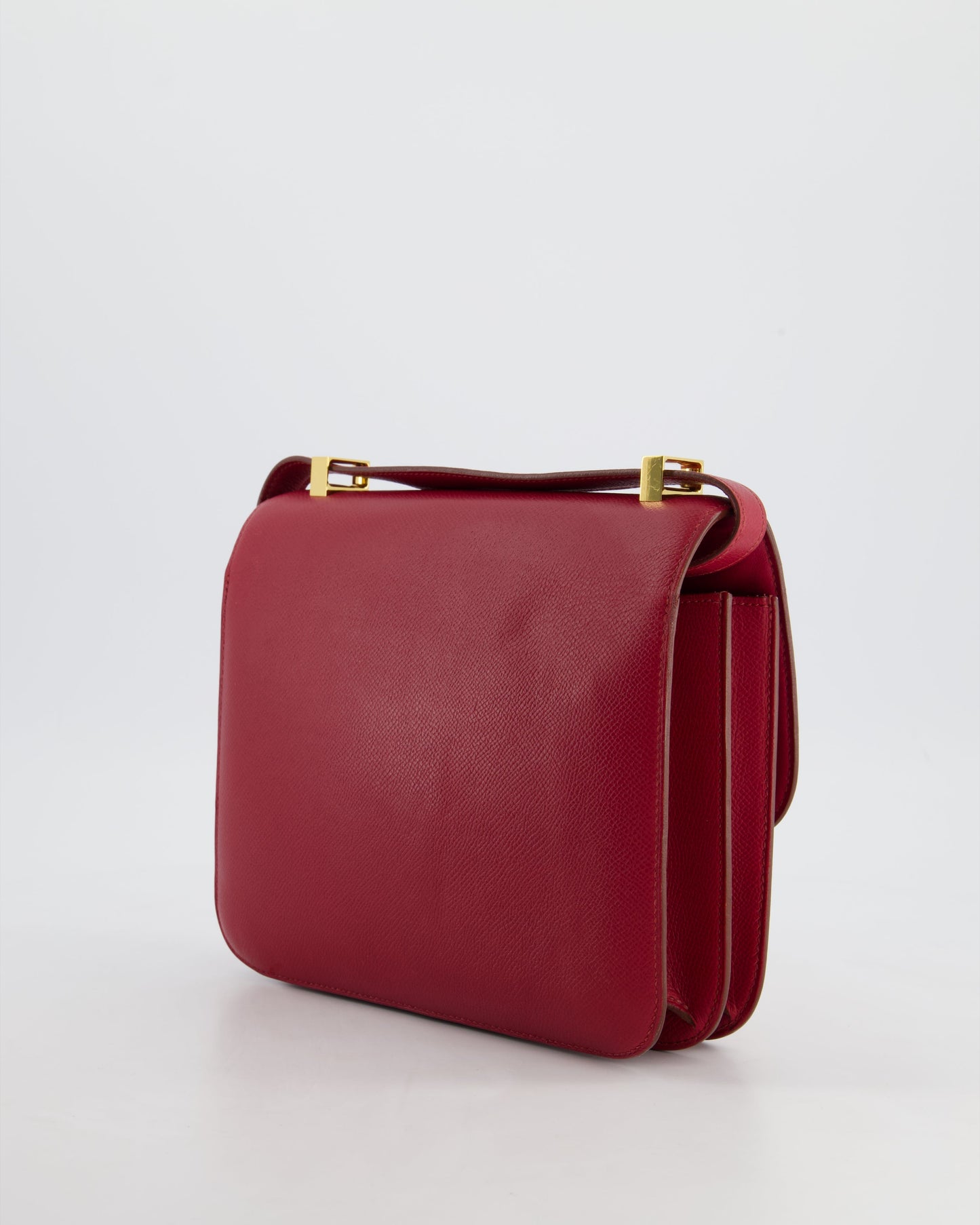 *FIRE PRICE* Hermès Constance III 24 Bag in Rubis Epsom Leather with Gold Hardware