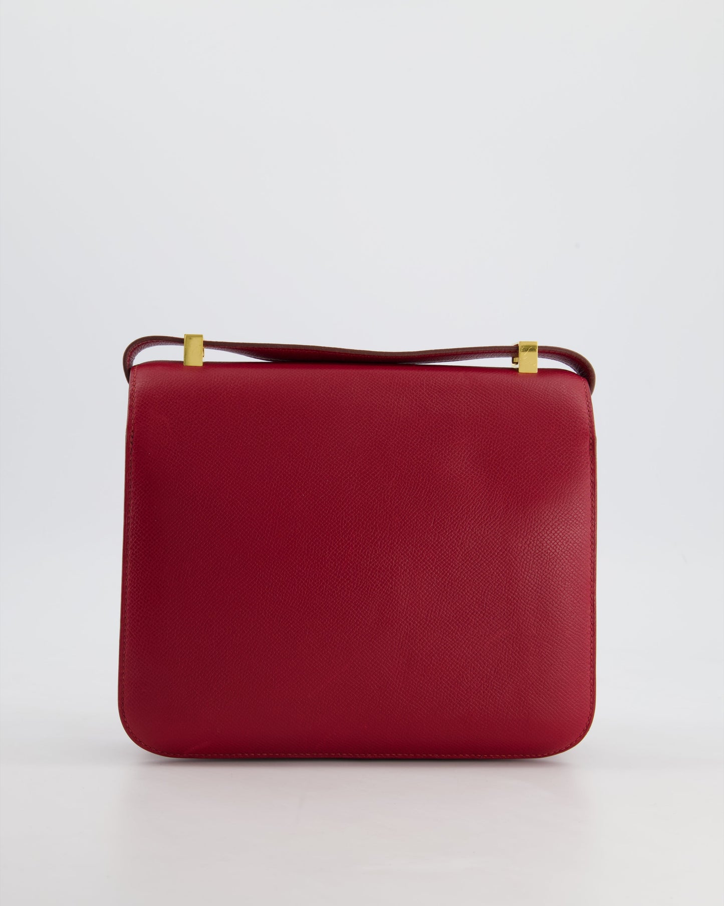 *FIRE PRICE* Hermès Constance III 24 Bag in Rubis Epsom Leather with Gold Hardware