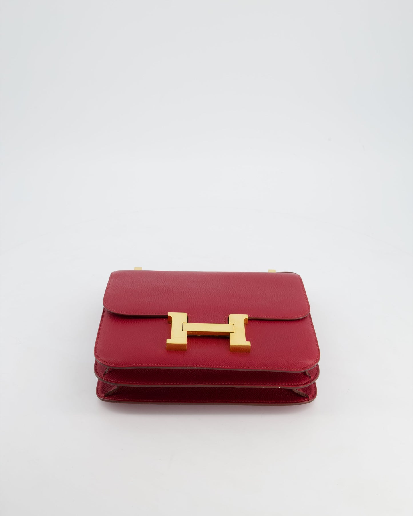*FIRE PRICE* Hermès Constance III 24 Bag in Rubis Epsom Leather with Gold Hardware