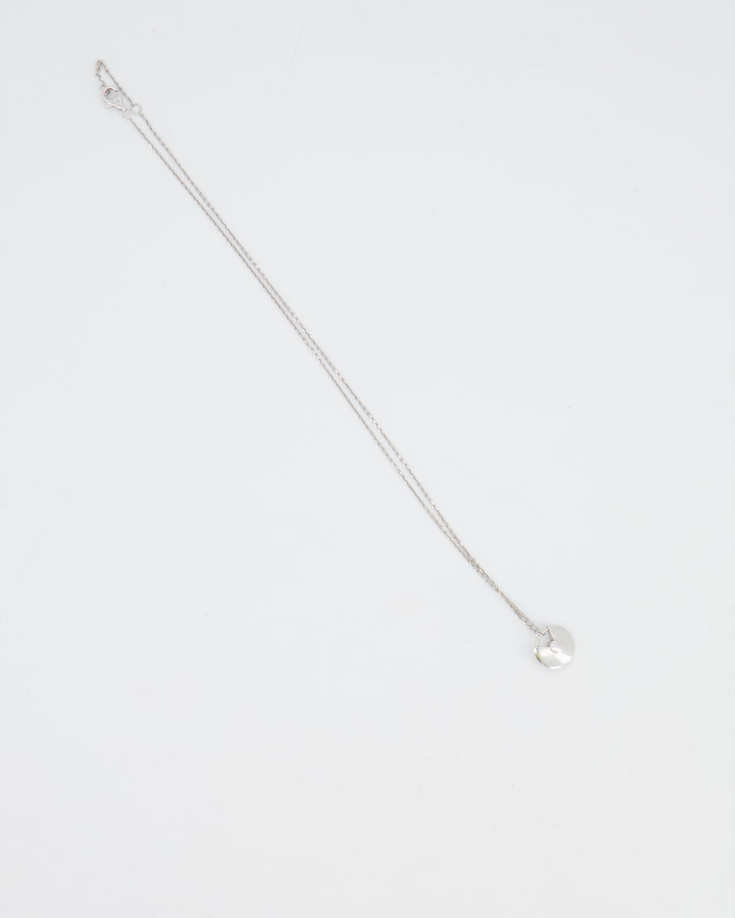 Cartier Amulette de Cartier Necklace in 18k White Gold with 20 brilliant-cut diamonds RRP £5,000