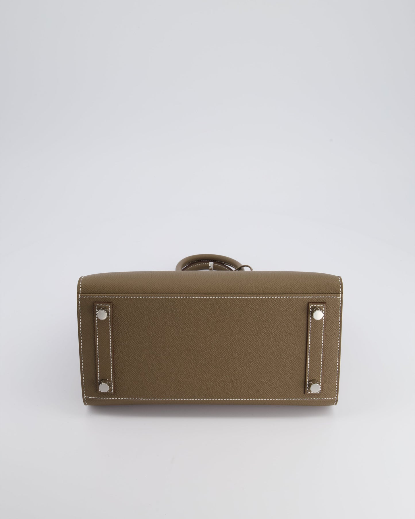*HOLY GRAIL* Herm�s Birkin 25 Sellier Bag in Etoupe Epsom Leather with Palladium Hardware