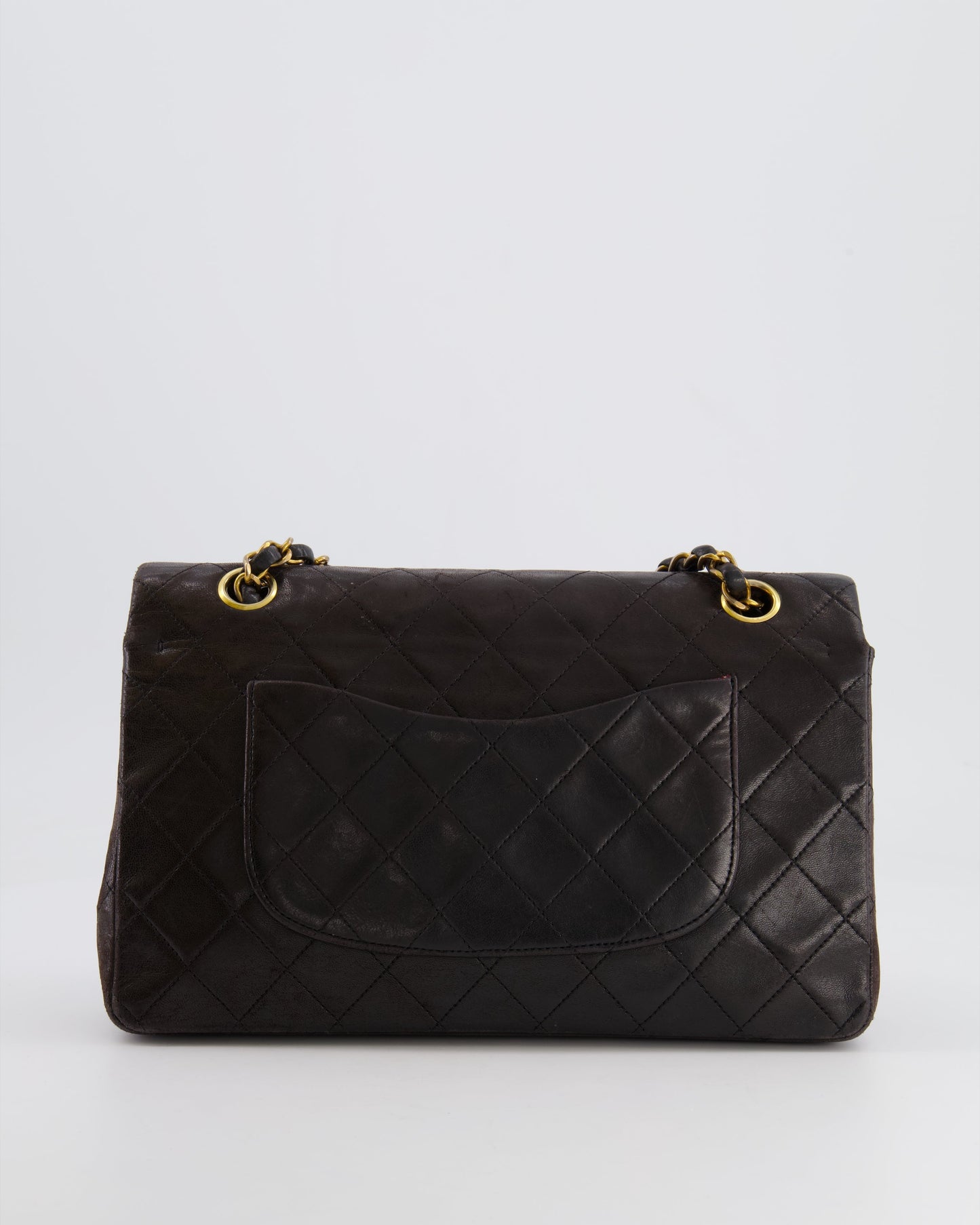 *FIRE PRICE* Chanel   Brown Medium Classic Double Flap Bag in Lambskin Leather with 24K Gold Hardware