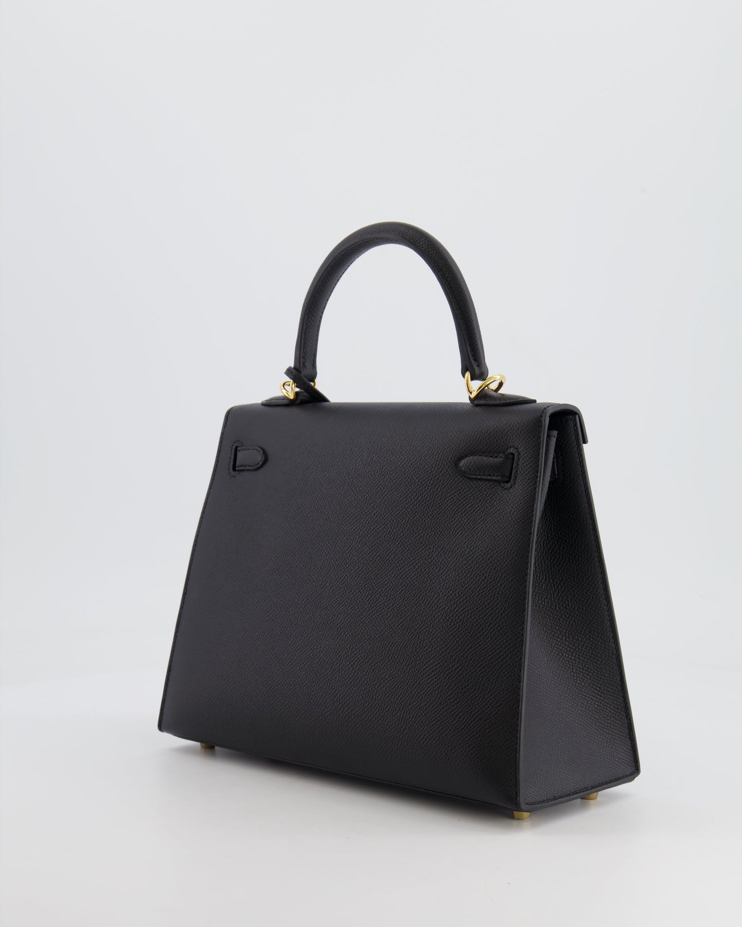 *HOLY GRAIL* Herm�s Kelly 25 Sellier Bag in Noir Epsom Leather with Gold Hardware