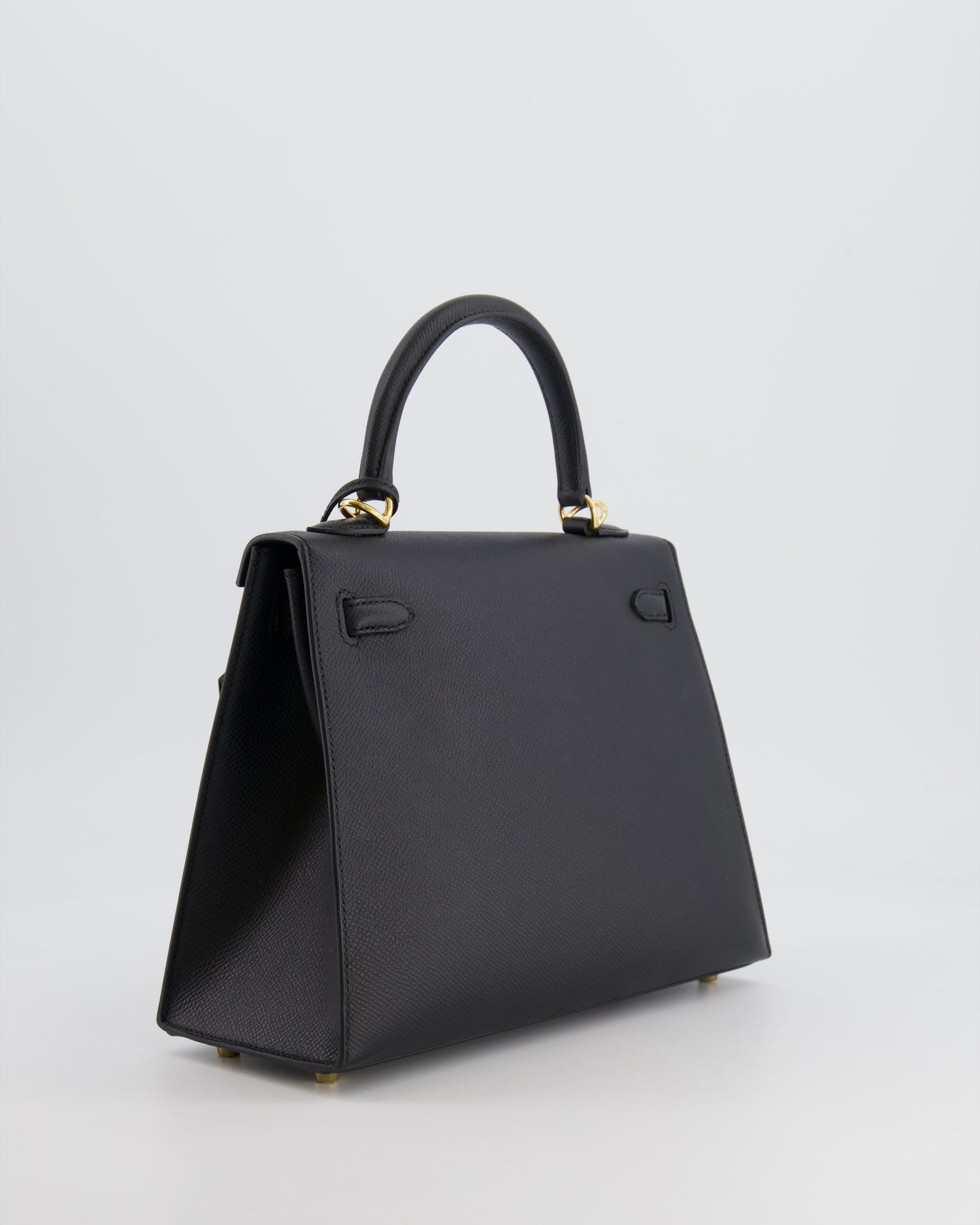 *HOLY GRAIL* Herm�s Kelly 25 Sellier Bag in Noir Epsom Leather with Gold Hardware