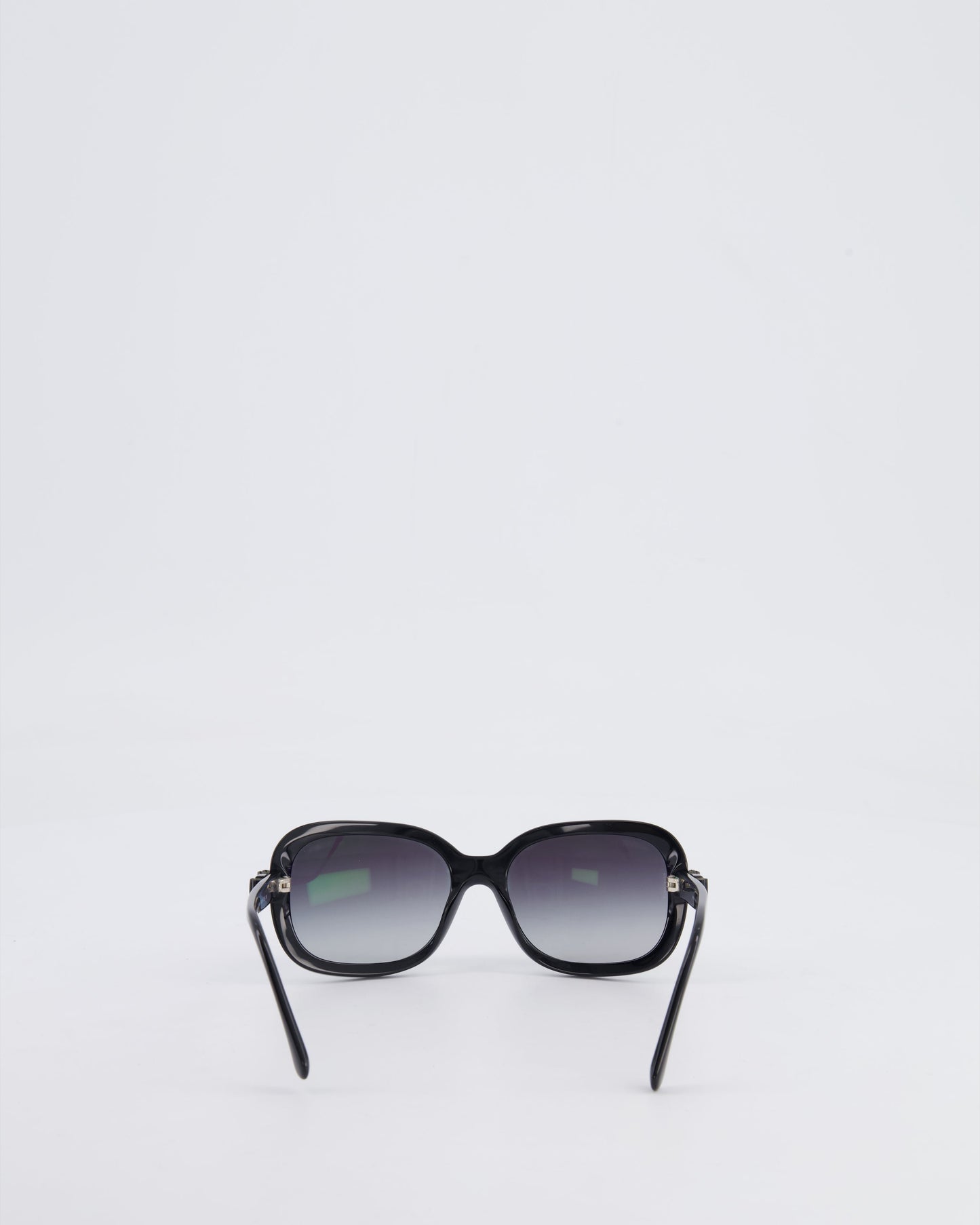Chanel Black 5280 Sunglasses Ombr?© Frame and CC Logo Bow Details