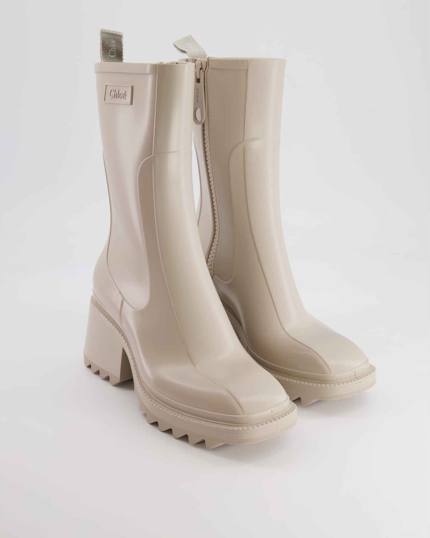 ChloŽ Beige Nomad Betty Rain Boots Size EU 38 RRP £420
