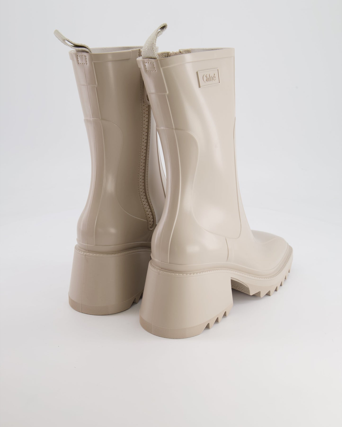 ChloŽ Beige Nomad Betty Rain Boots Size EU 38 RRP £420