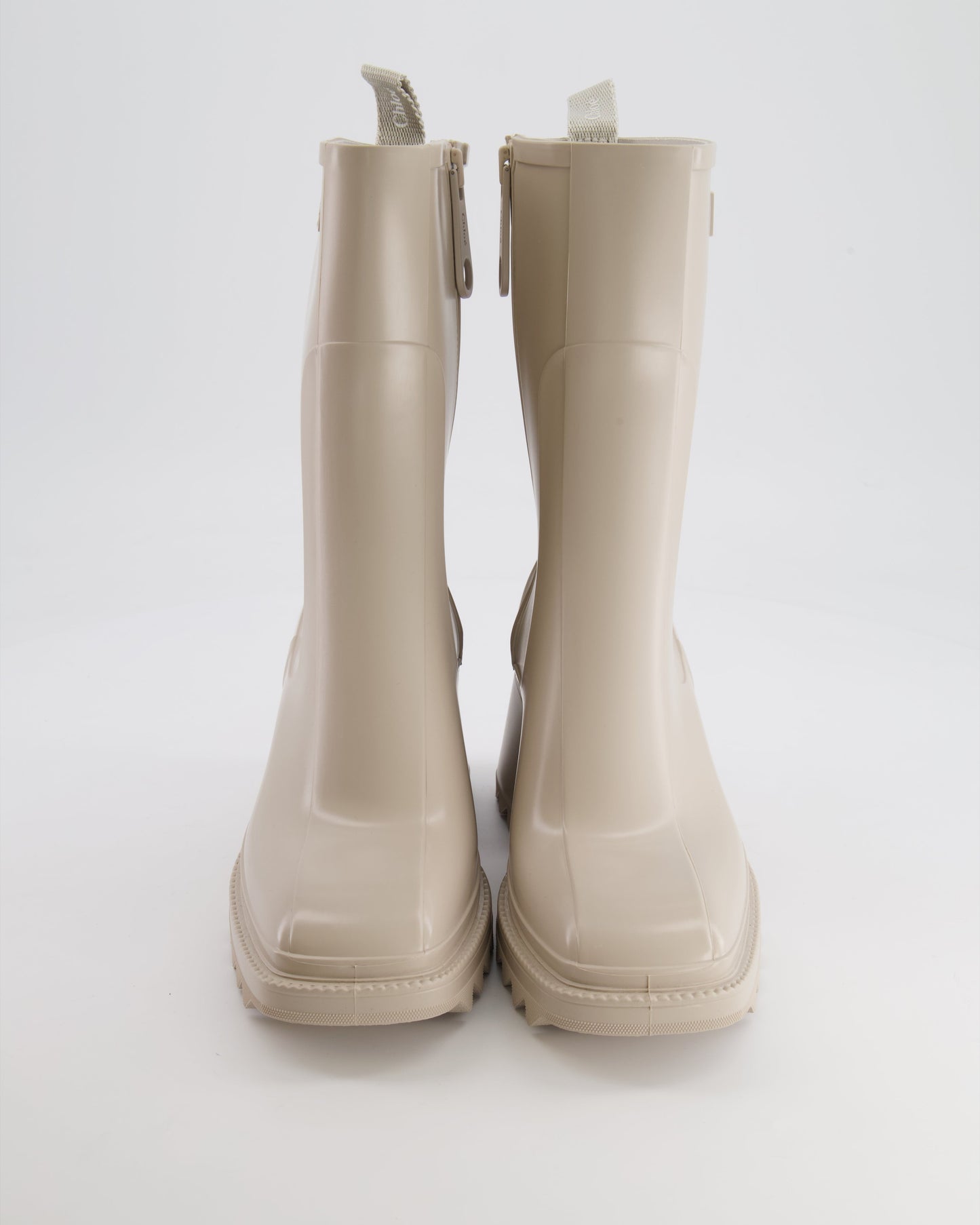 ChloŽ Beige Nomad Betty Rain Boots Size EU 38 RRP £420