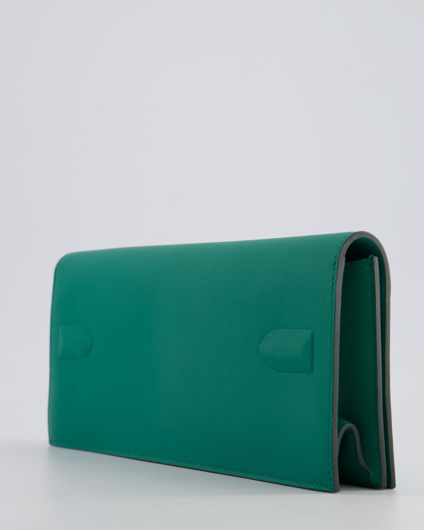 *FIRE PRICE* Herm�s Birkin Cut Shadow Bag In Vert Vertigo Swift Leather