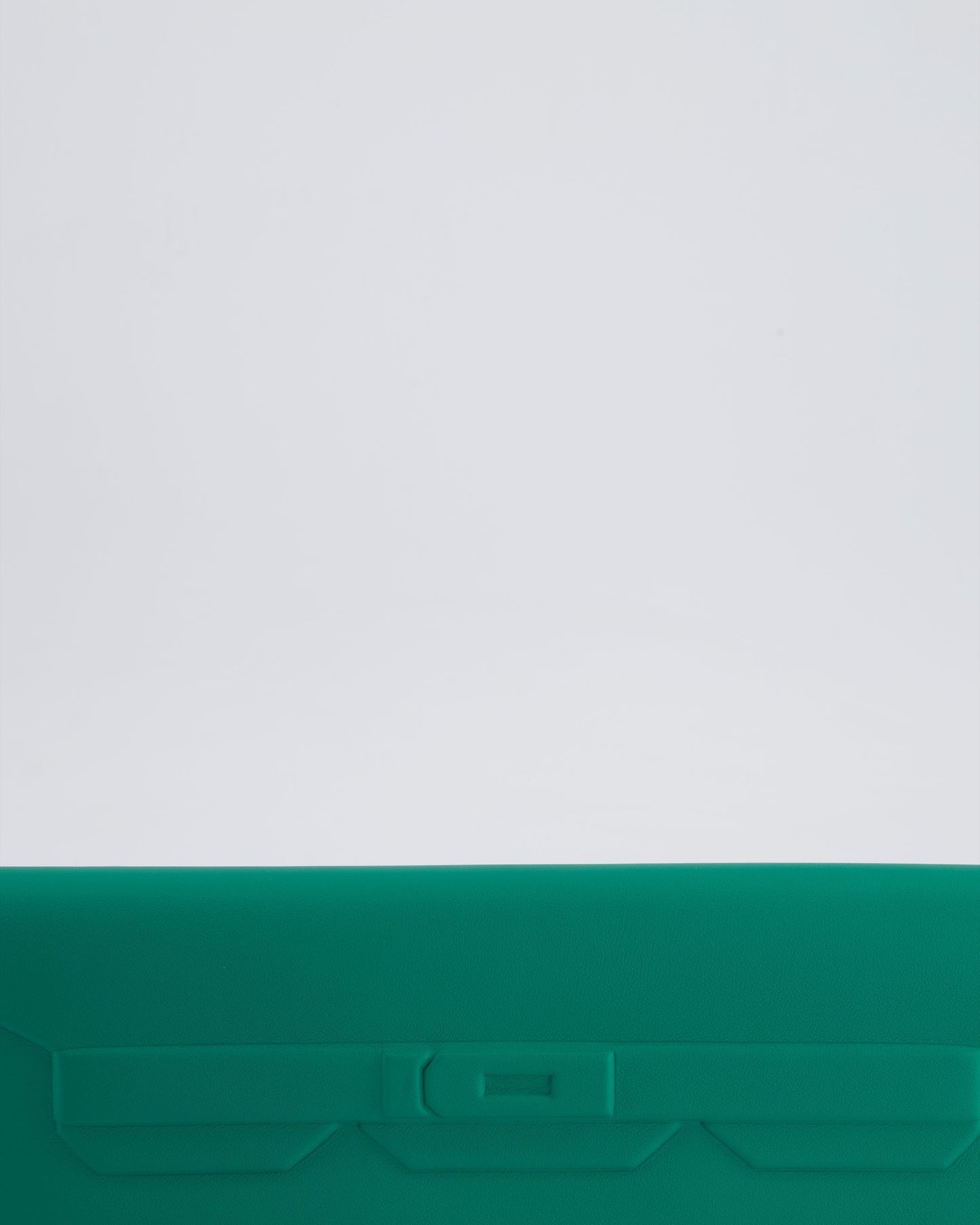 *FIRE PRICE* Herm�s Birkin Cut Shadow Bag In Vert Vertigo Swift Leather