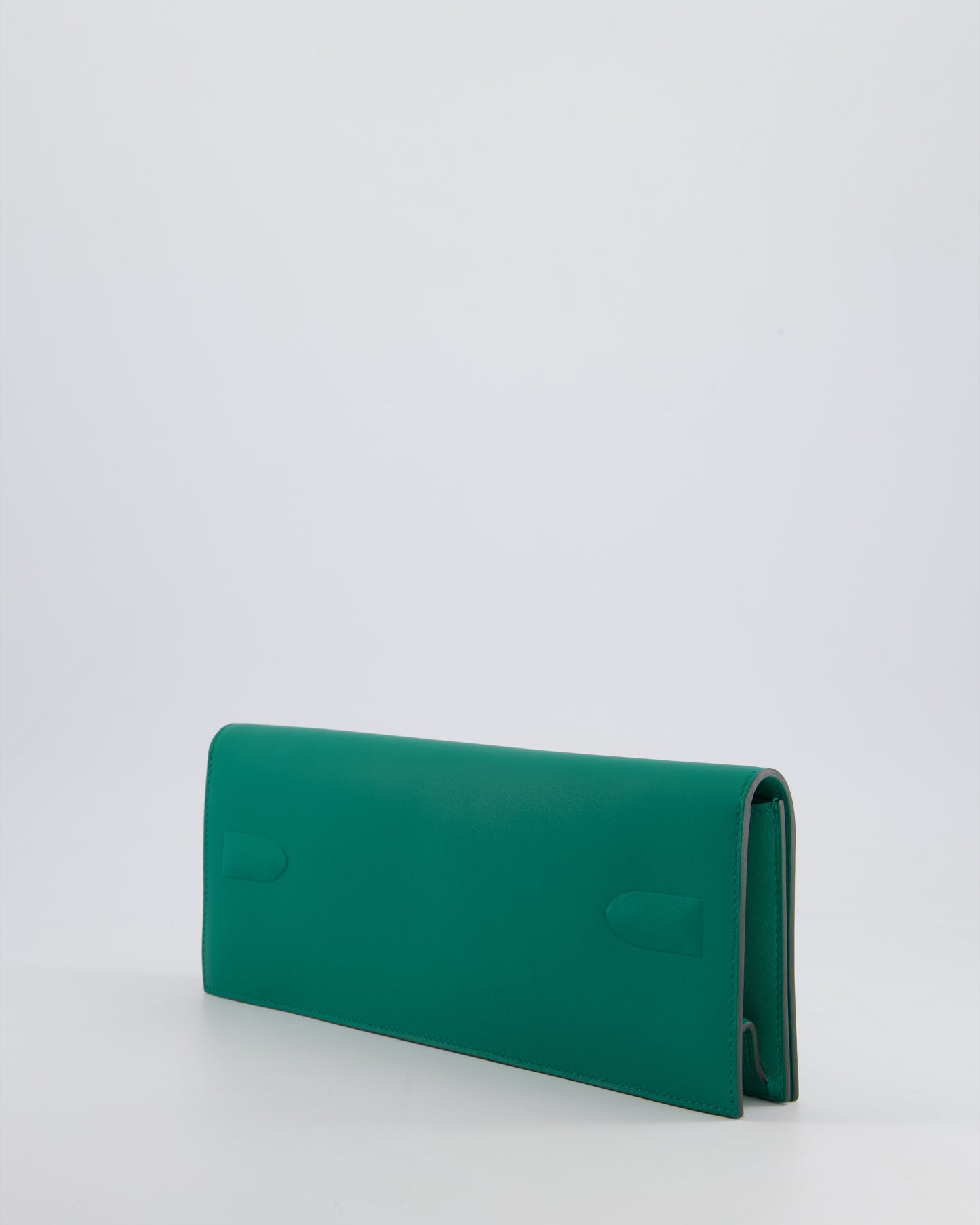 *FIRE PRICE* Herm�s Birkin Cut Shadow Bag In Vert Vertigo Swift Leather