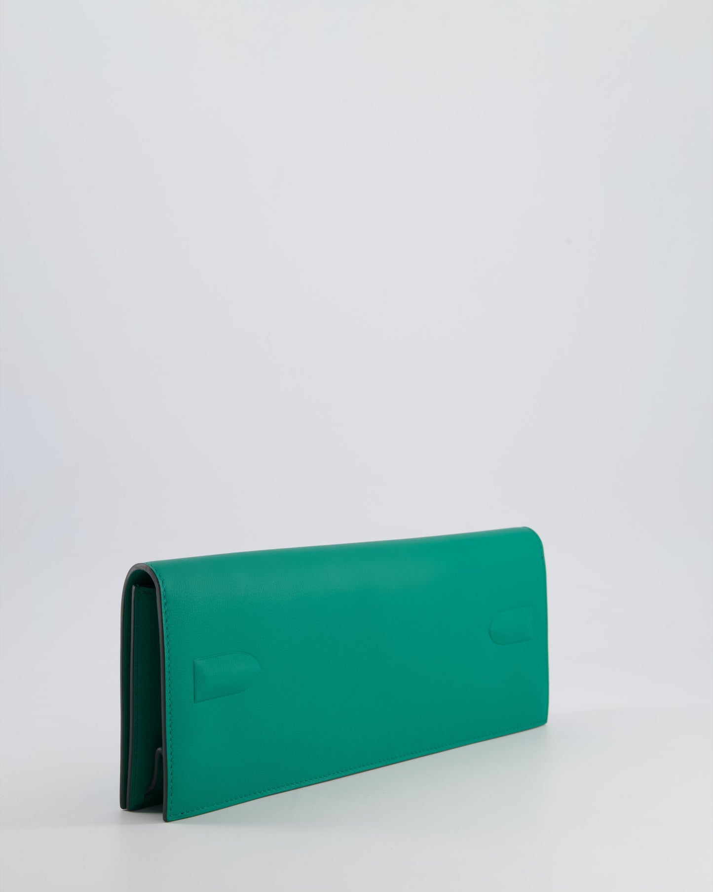 *FIRE PRICE* Herm�s Birkin Cut Shadow Bag In Vert Vertigo Swift Leather