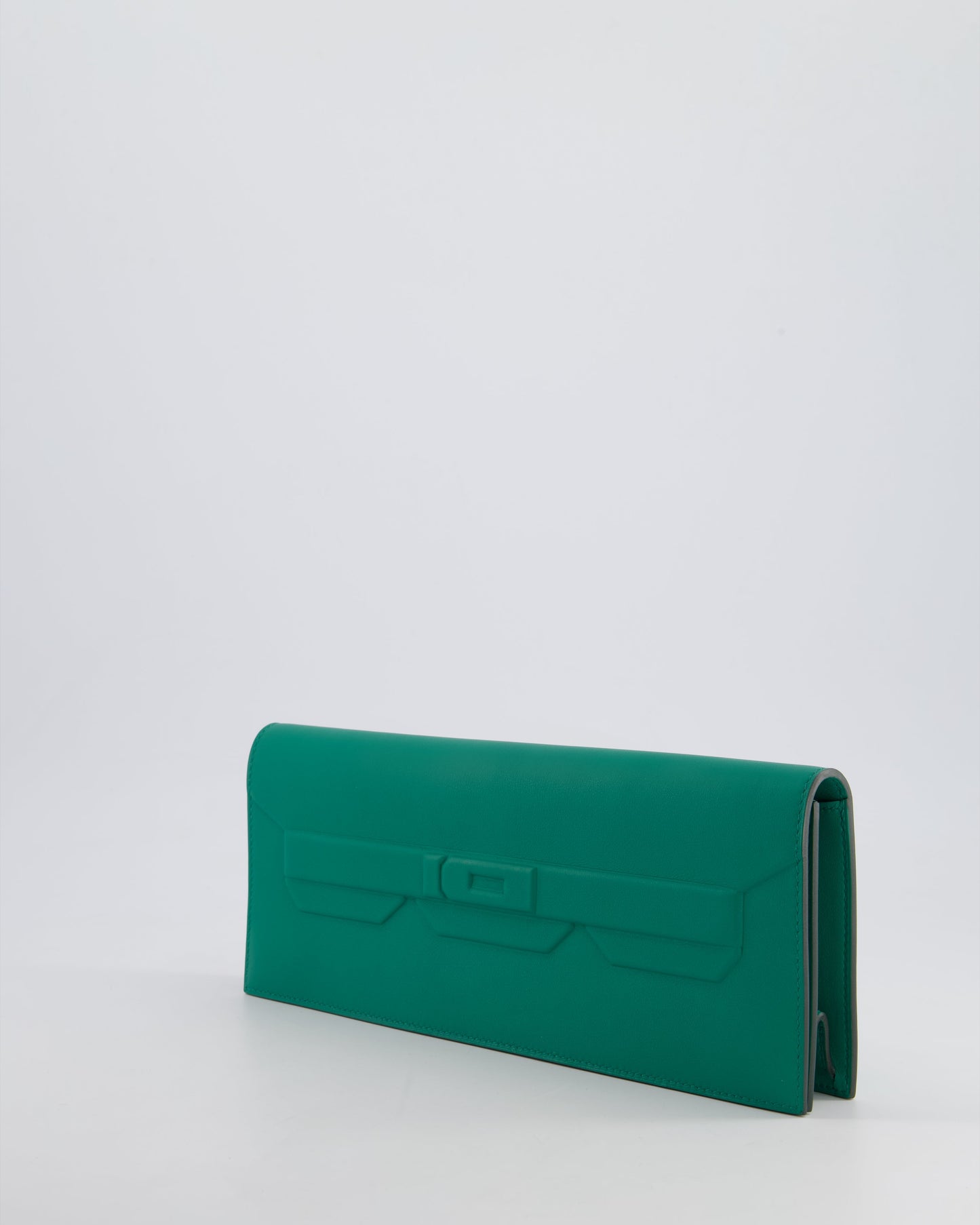 *FIRE PRICE* Herm�s Birkin Cut Shadow Bag In Vert Vertigo Swift Leather