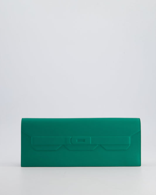 *FIRE PRICE* Herm�s Birkin Cut Shadow Bag In Vert Vertigo Swift Leather