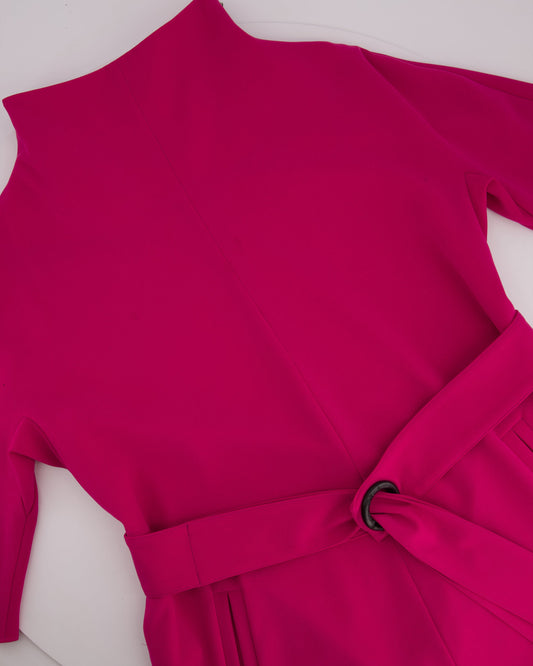 Armani Collezioni Pink Belted Dress Size IT46 (UK 14)