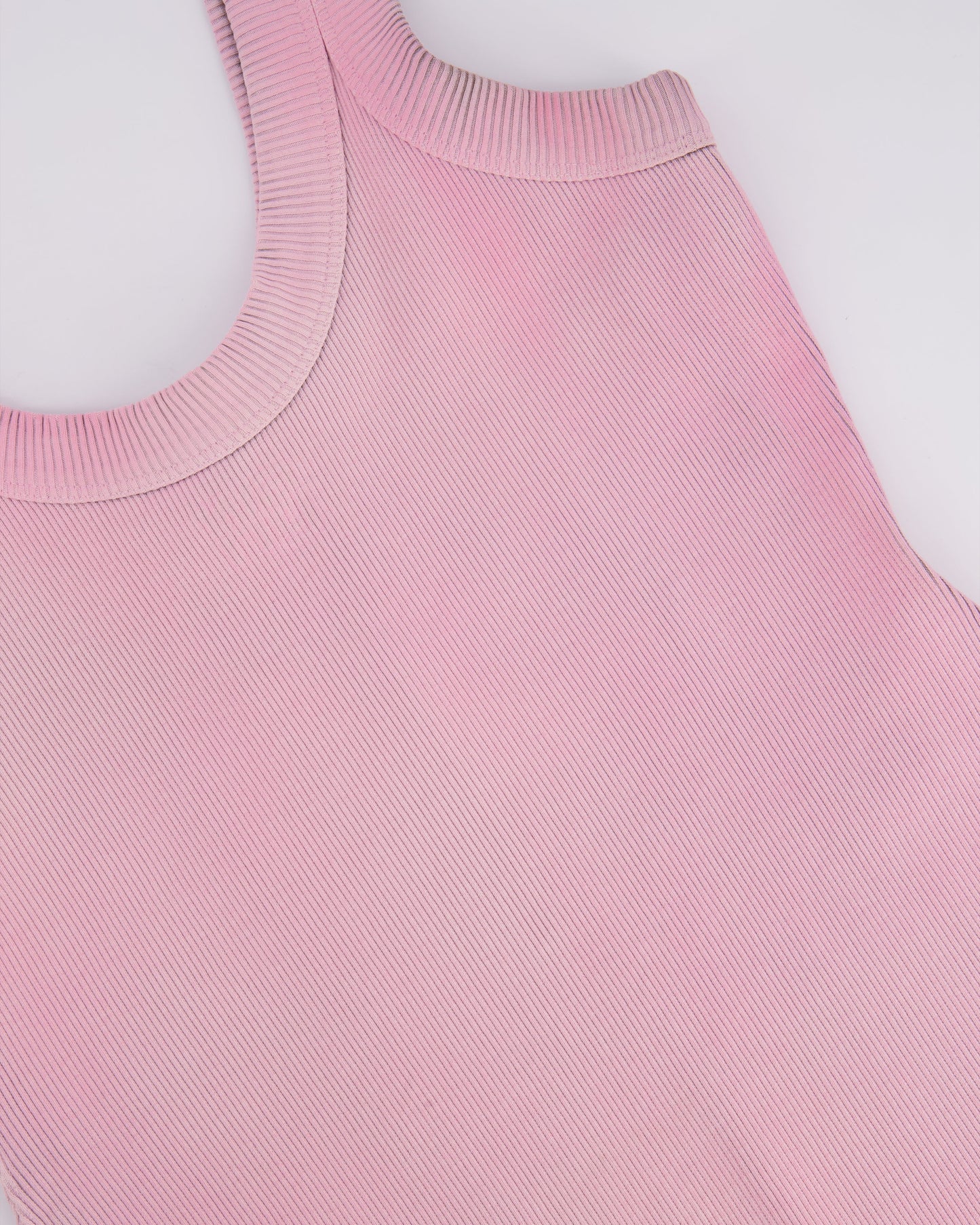 Alexander Wang Washed Pink Tank Dress with Logo Detail Size M (UK 10)