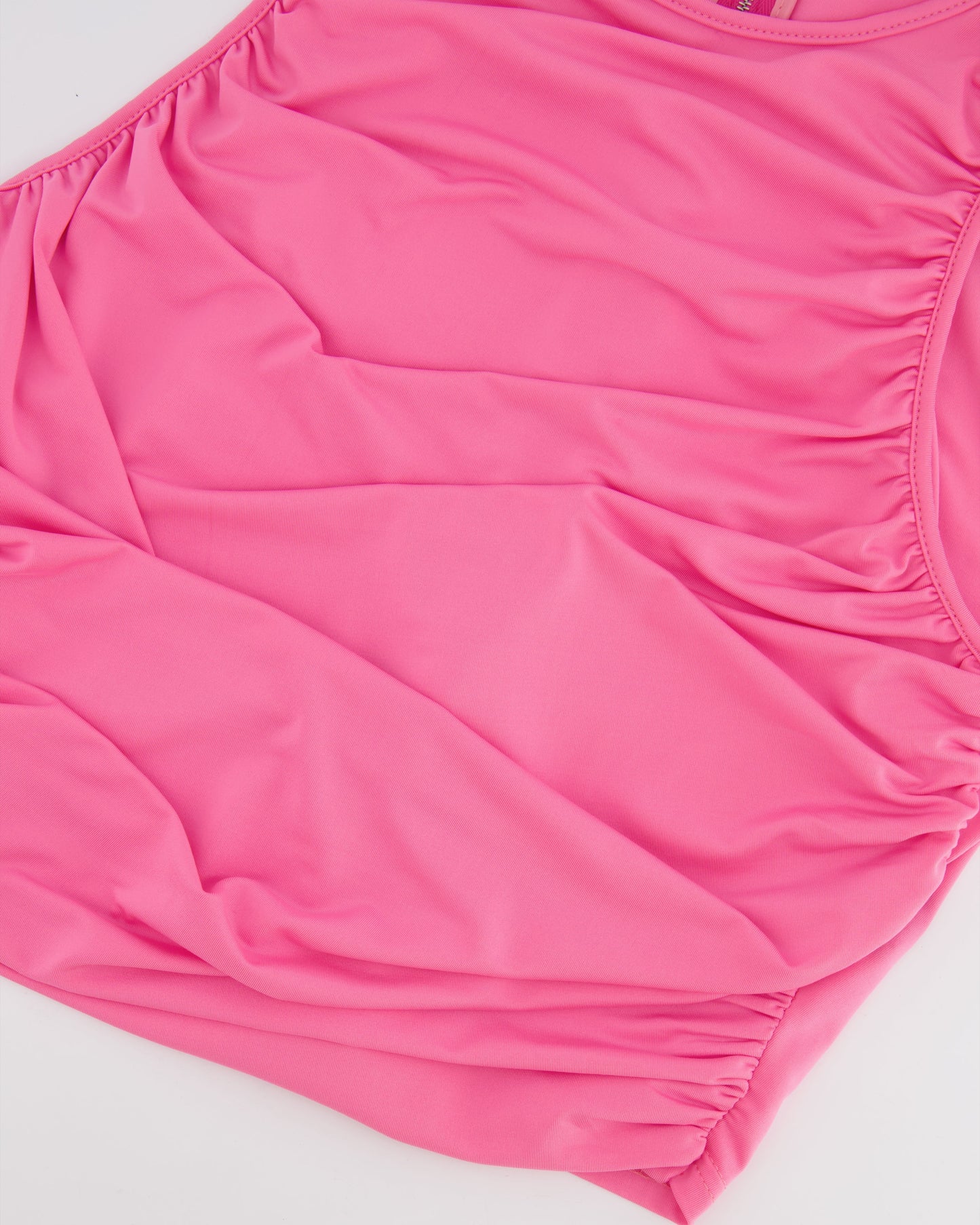 David Koma Pink Sleeveless Top and Mini Ruched Skirt Set Size UK 10 RRP £1,200