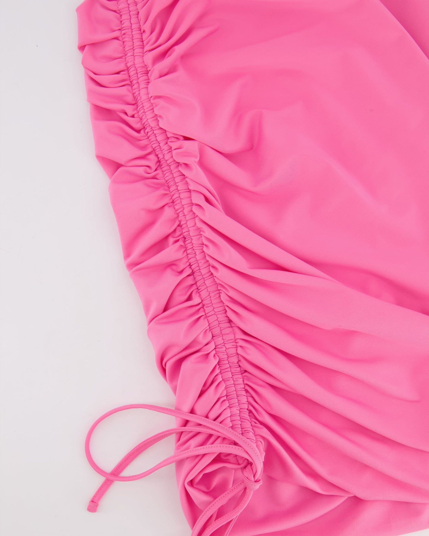 David Koma Pink Sleeveless Top and Mini Ruched Skirt Set Size UK 10 RRP £1,200