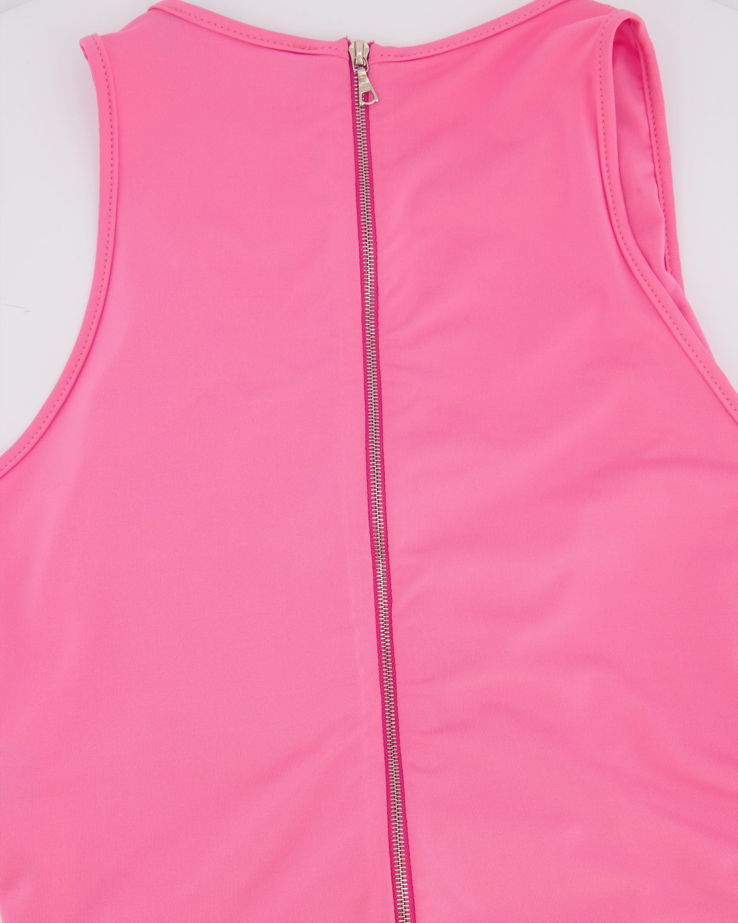 David Koma Pink Sleeveless Top and Mini Ruched Skirt Set Size UK 10 RRP £1,200