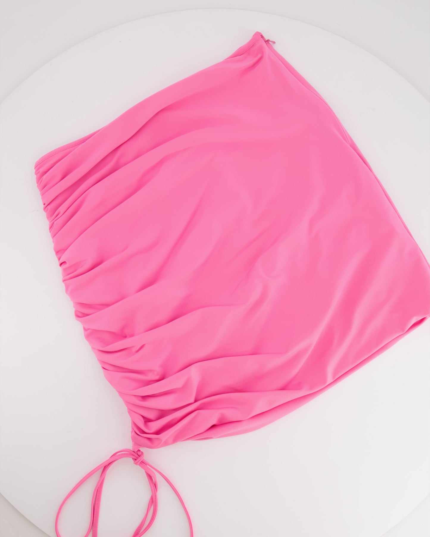 David Koma Pink Sleeveless Top and Mini Ruched Skirt Set Size UK 10 RRP £1,200