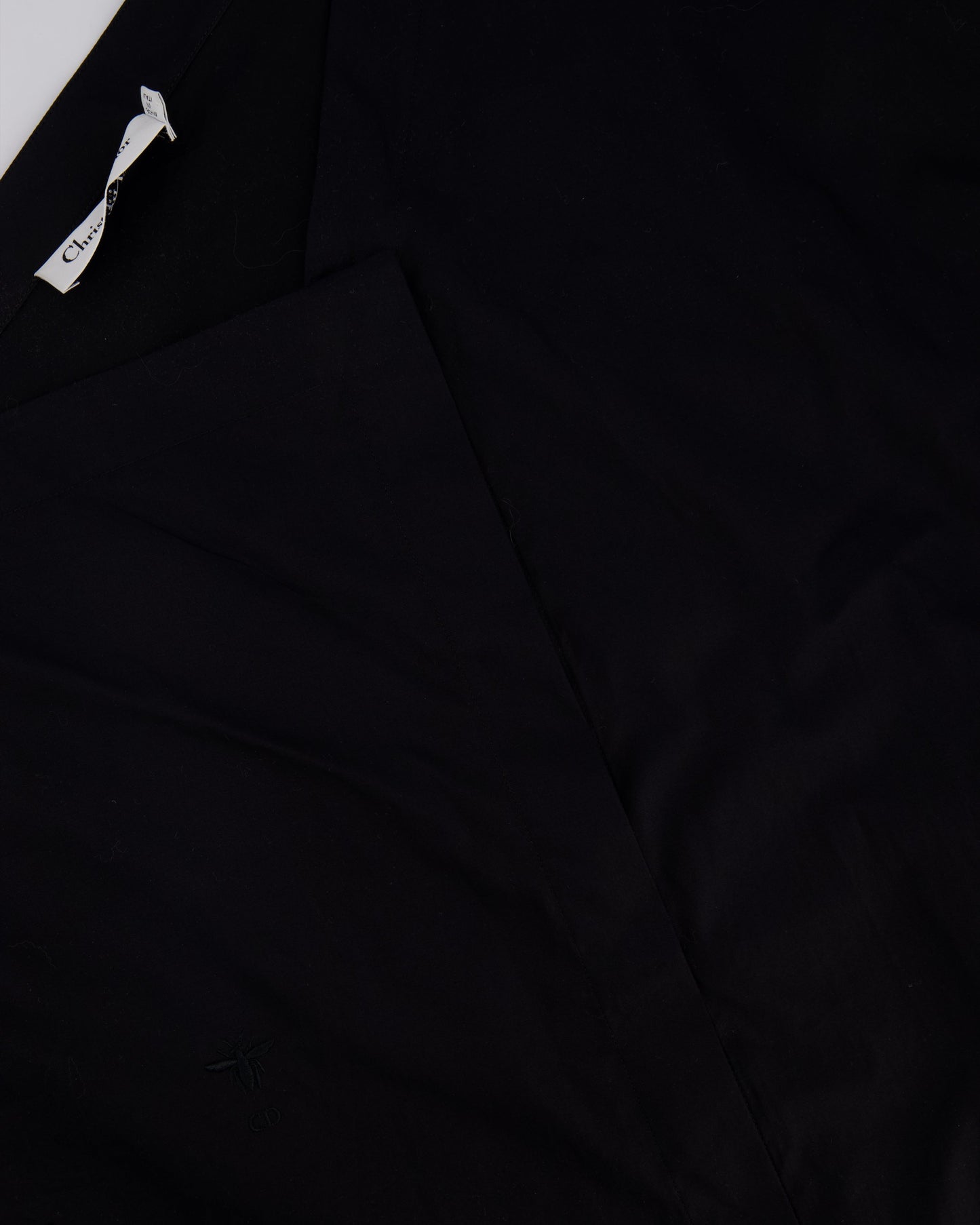 Christian Dior Black Cotton One Sleeve Top FR 38 (UK 10)