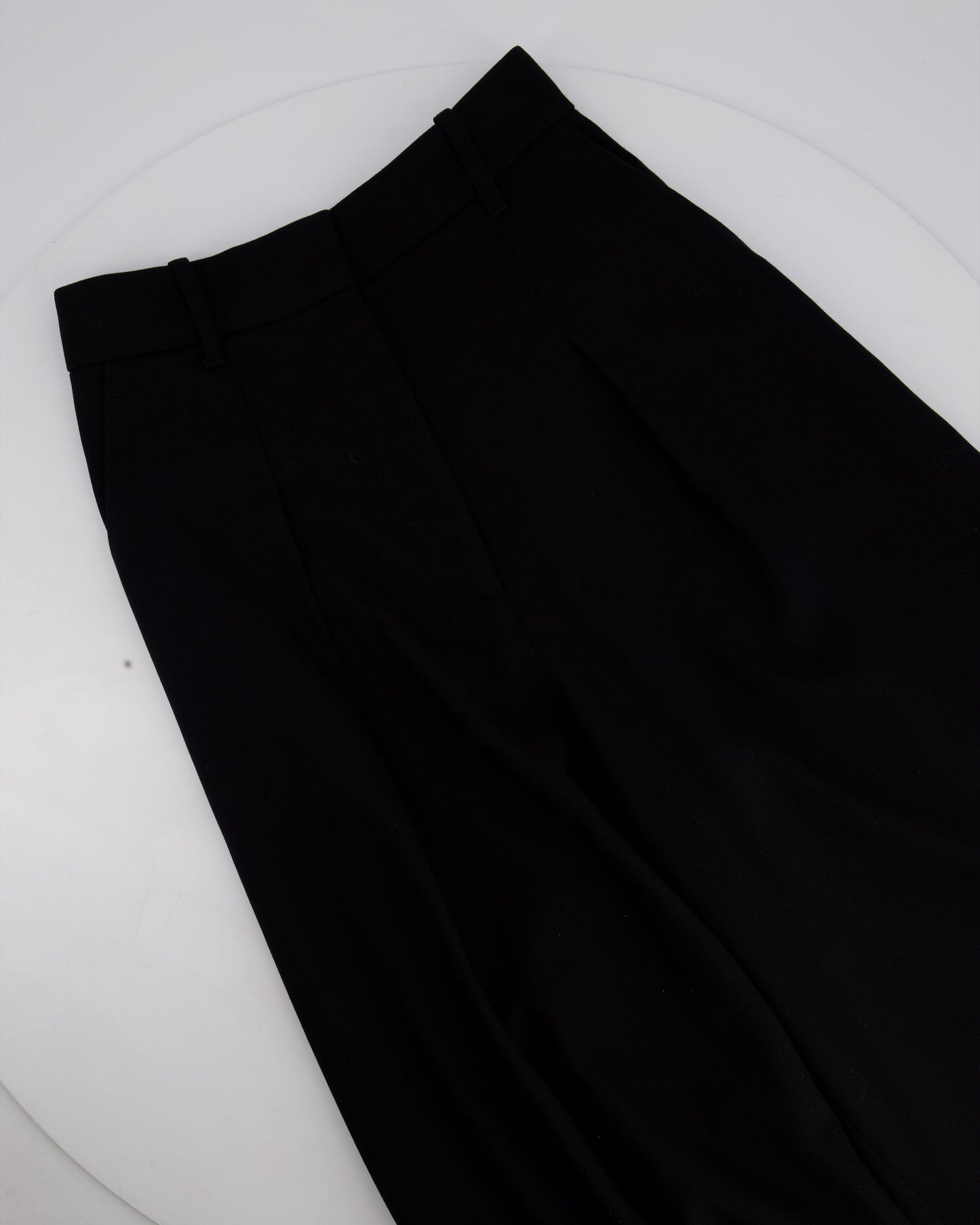 A.L.C Black Tailored Waistcoat and Wide Leg Tro r Set Top Size US 0 (UK 4) Tro rs Size US 2 (UK 6)