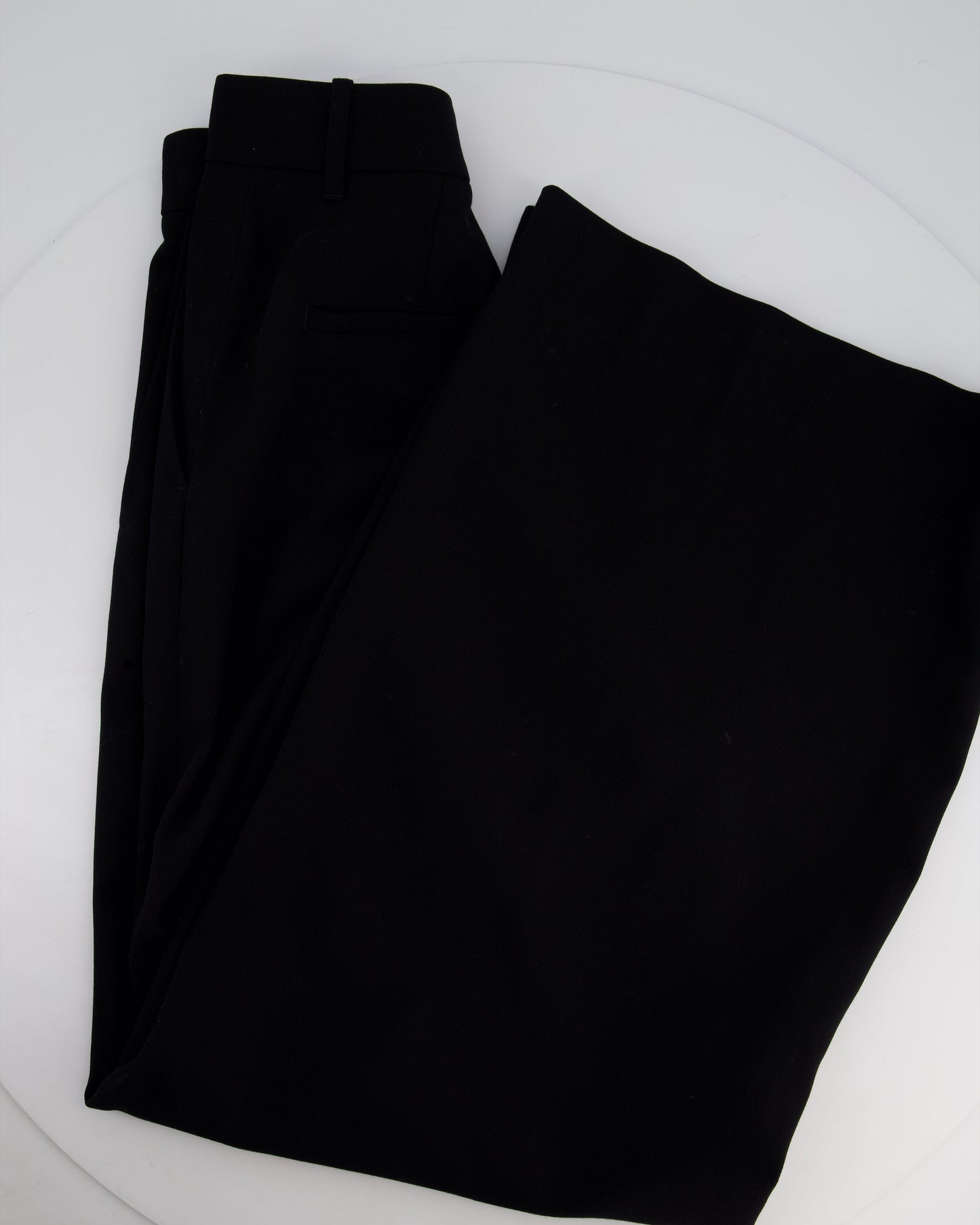 A.L.C Black Tailored Waistcoat and Wide Leg Tro r Set Top Size US 0 (UK 4) Tro rs Size US 2 (UK 6)