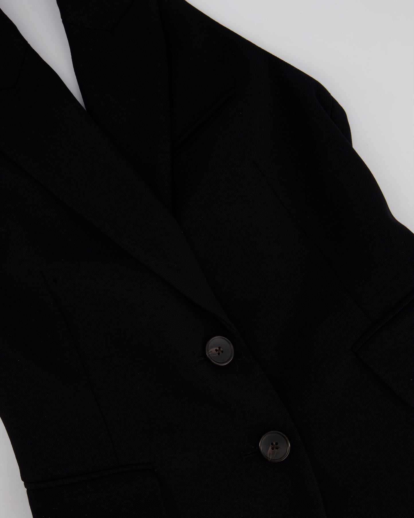 A.L.C Black Tailored Waistcoat and Wide Leg Tro r Set Top Size US 0 (UK 4) Tro rs Size US 2 (UK 6)
