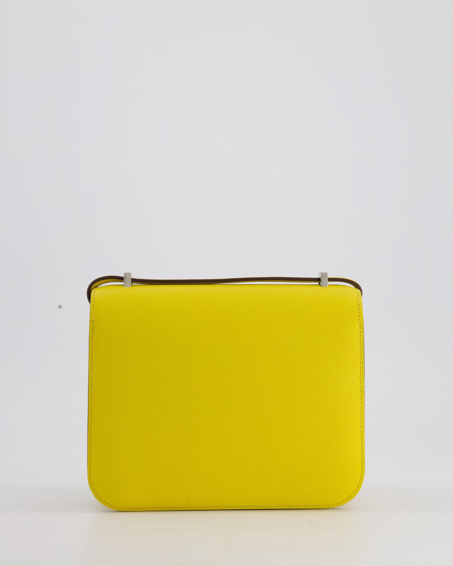 Hermès Constance III 18 Miroir Bag in Jaune De Naples Epsom Leather with Palladium Hardware