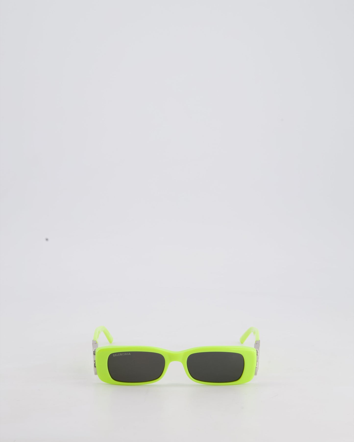 Balenciaga Neon Yellow Acetate Dynasty Sunglassess