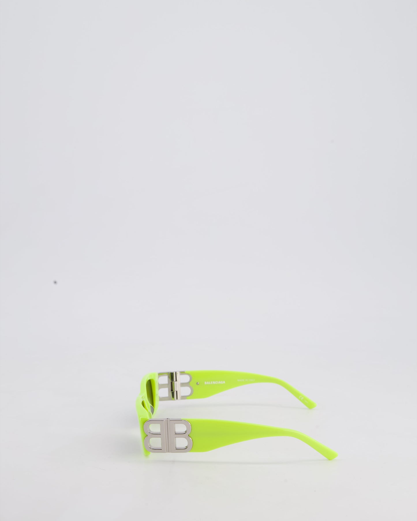 Balenciaga Neon Yellow Acetate Dynasty Sunglassess