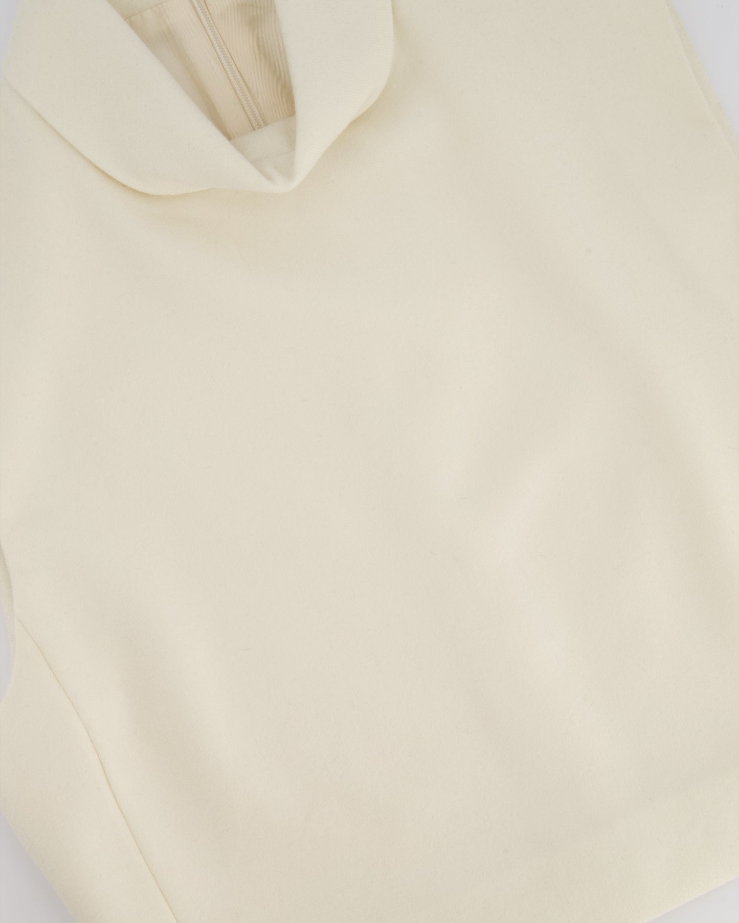 Celine Cream Cropped Cashmere High-Neck Top Size FR 36 (UK 8)