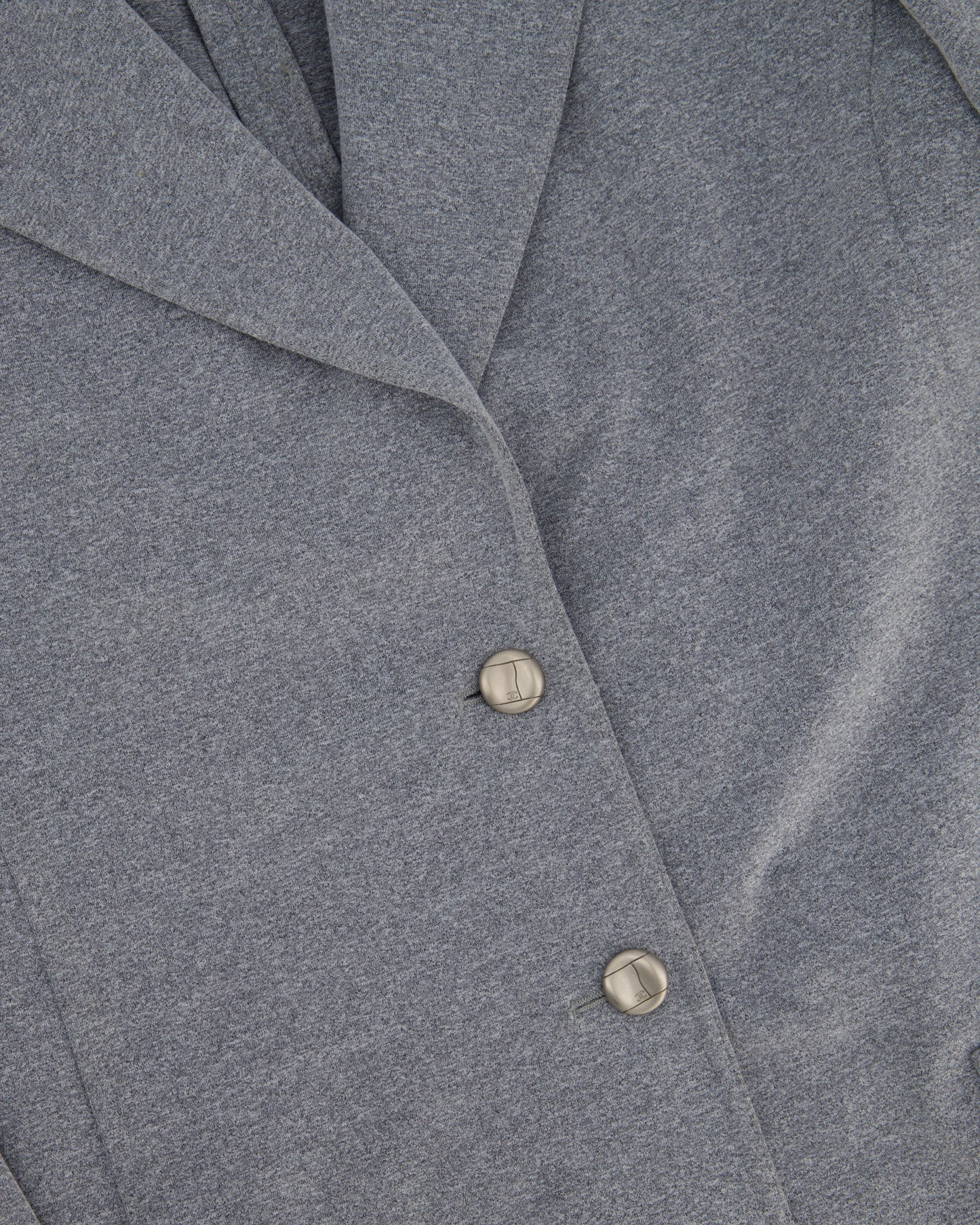 Chanel 98/A Grey Single Breasted Blazer Size FR 38 (UK 10)