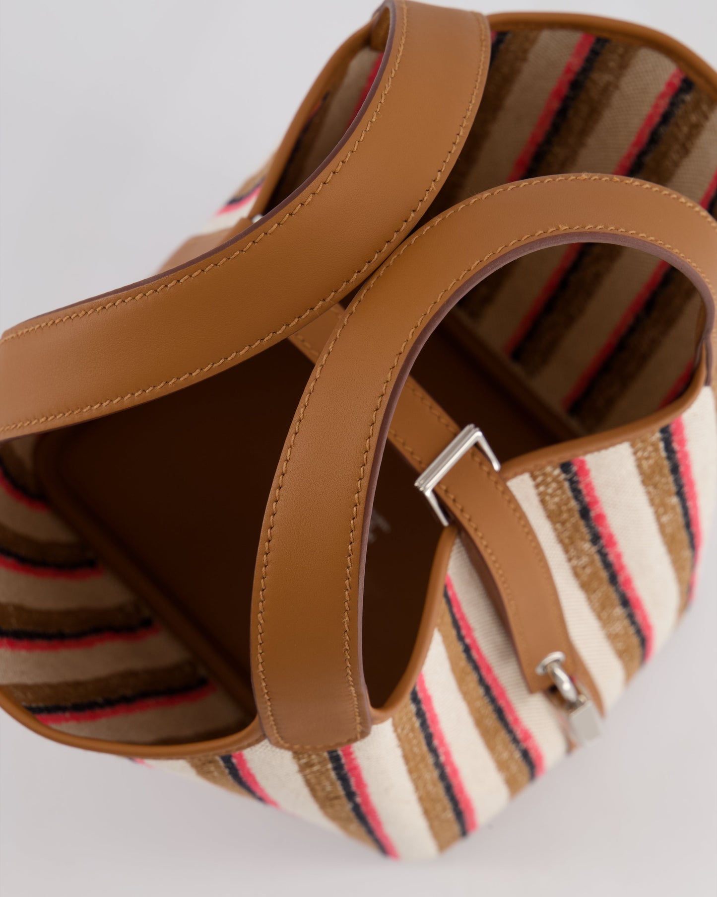 *RARE & HOT* The Elite Bags Picotin 18cm Broderie Couverture in Ecru, Beige, Fauve, Rose Pop Noir & Gold Swift Leather with Palladium Hardware