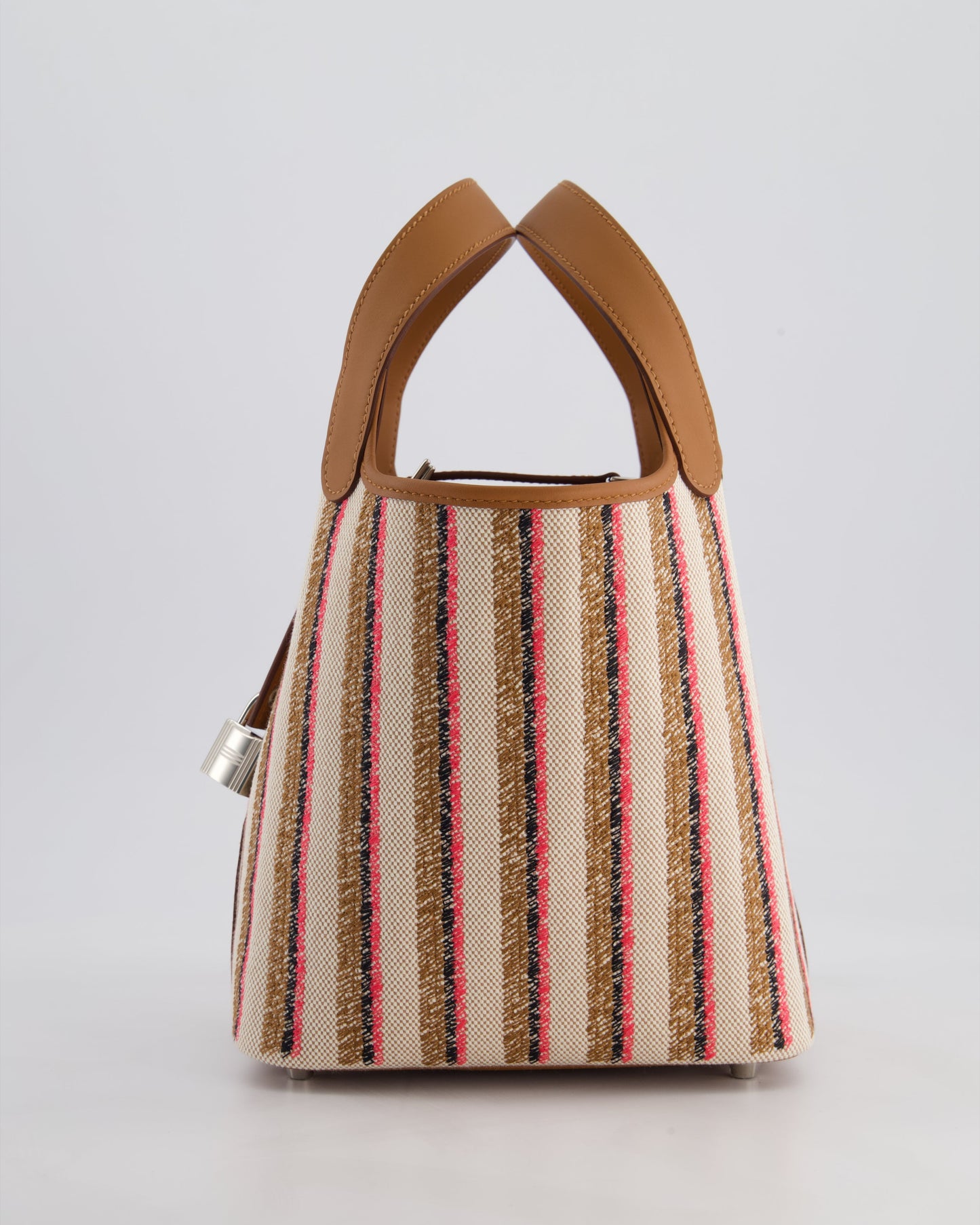 *RARE & HOT* The Elite Bags Picotin 18cm Broderie Couverture in Ecru, Beige, Fauve, Rose Pop Noir & Gold Swift Leather with Palladium Hardware