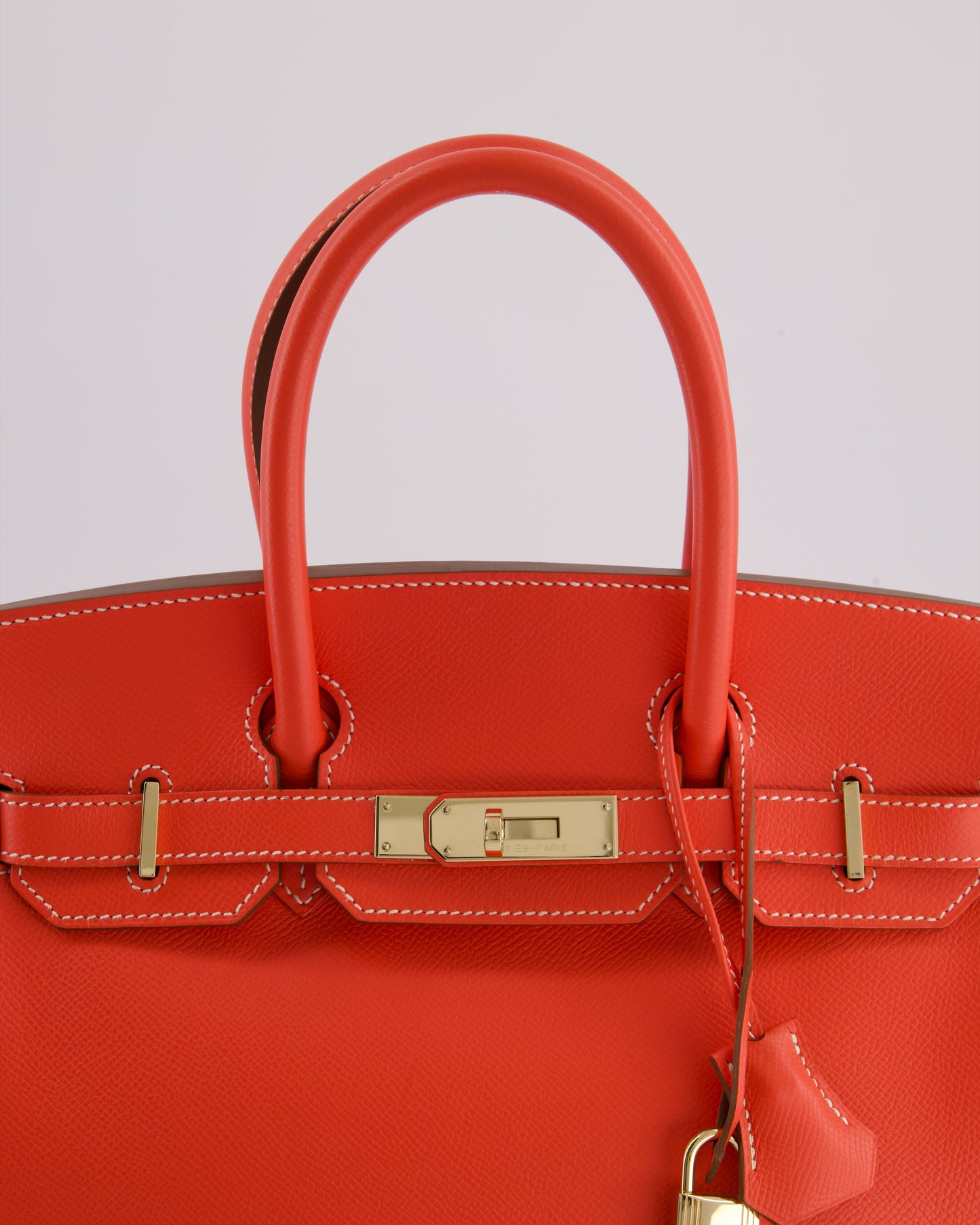 *HOT* Herm�s Candy Birkin 30 Retourne Verso Bag in Rose Jaipur Epsom Leather, Gold Ch�vre Interior with Permabrass Hardware