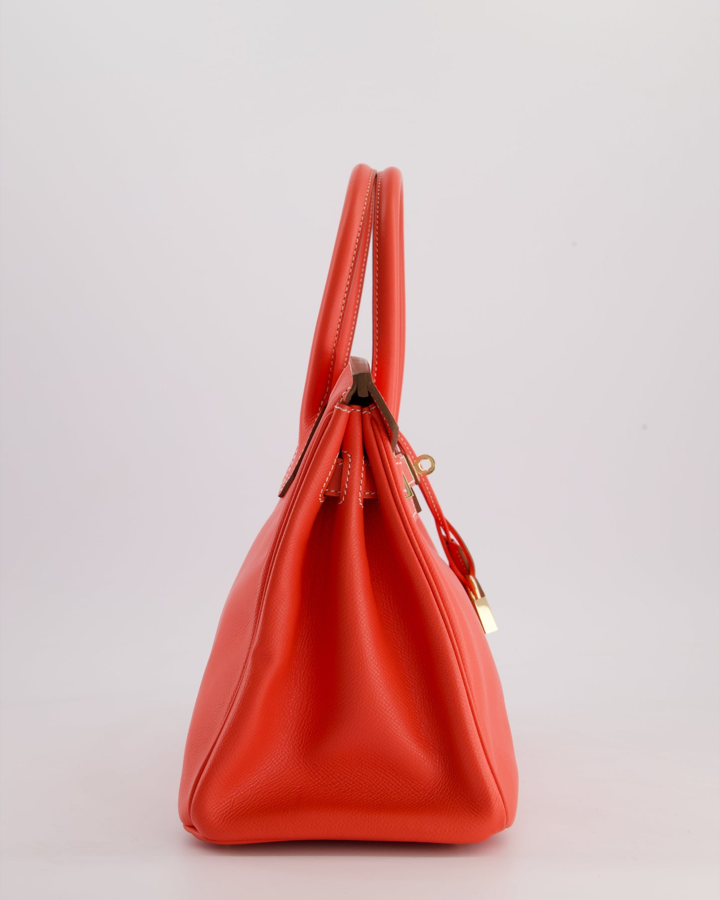 *HOT* Herm�s Candy Birkin 30 Retourne Verso Bag in Rose Jaipur Epsom Leather, Gold Ch�vre Interior with Permabrass Hardware