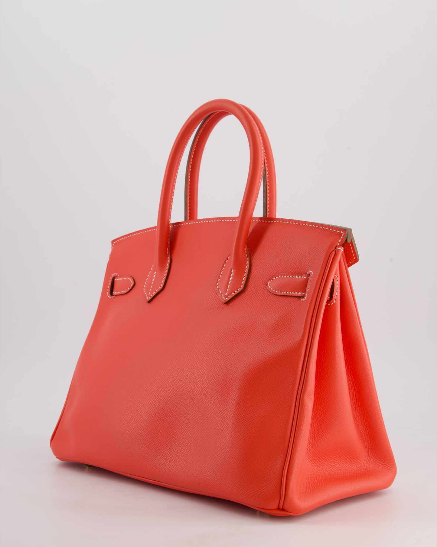 *HOT* Herm�s Candy Birkin 30 Retourne Verso Bag in Rose Jaipur Epsom Leather, Gold Ch�vre Interior with Permabrass Hardware