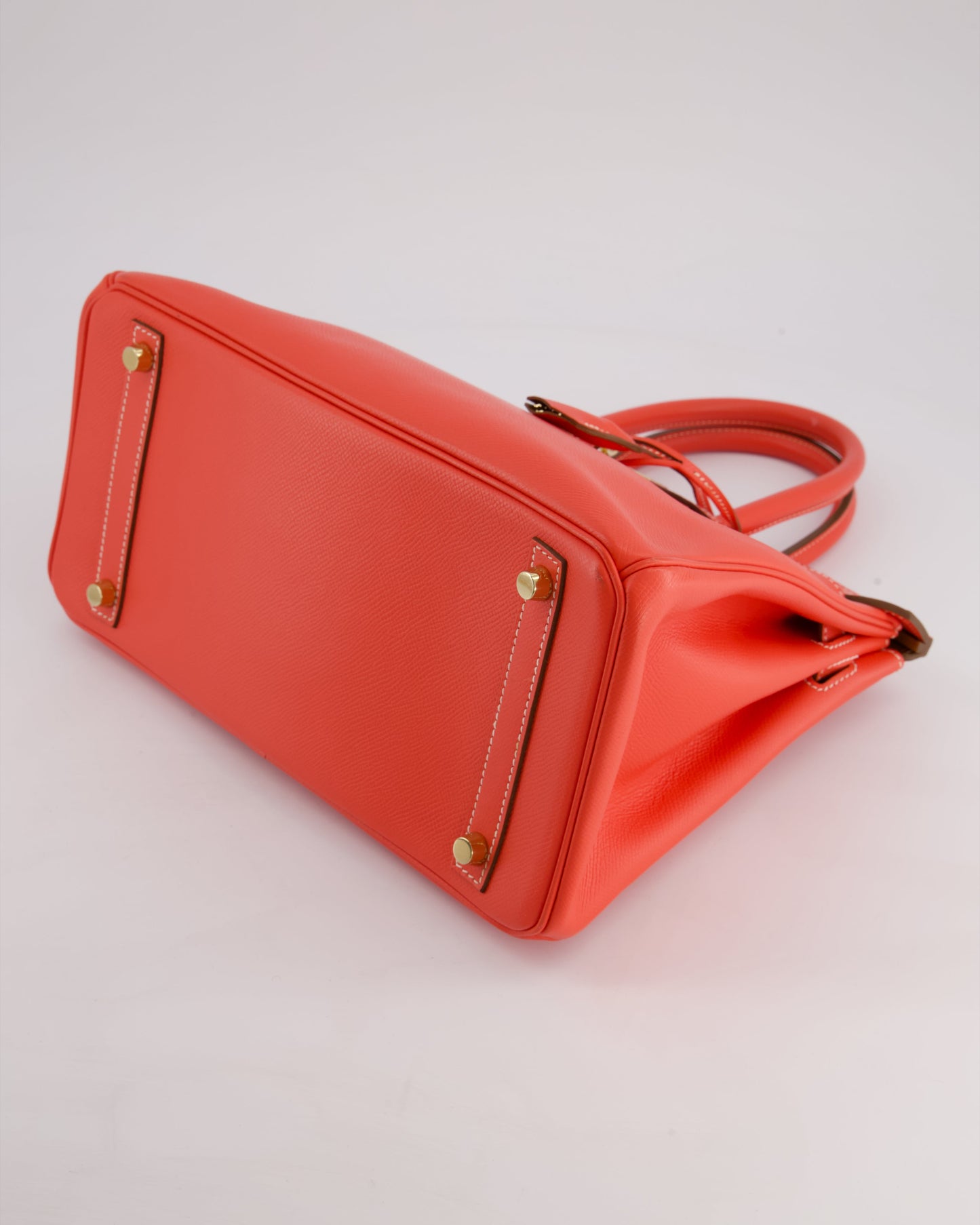 *HOT* Herm�s Candy Birkin 30 Retourne Verso Bag in Rose Jaipur Epsom Leather, Gold Ch�vre Interior with Permabrass Hardware