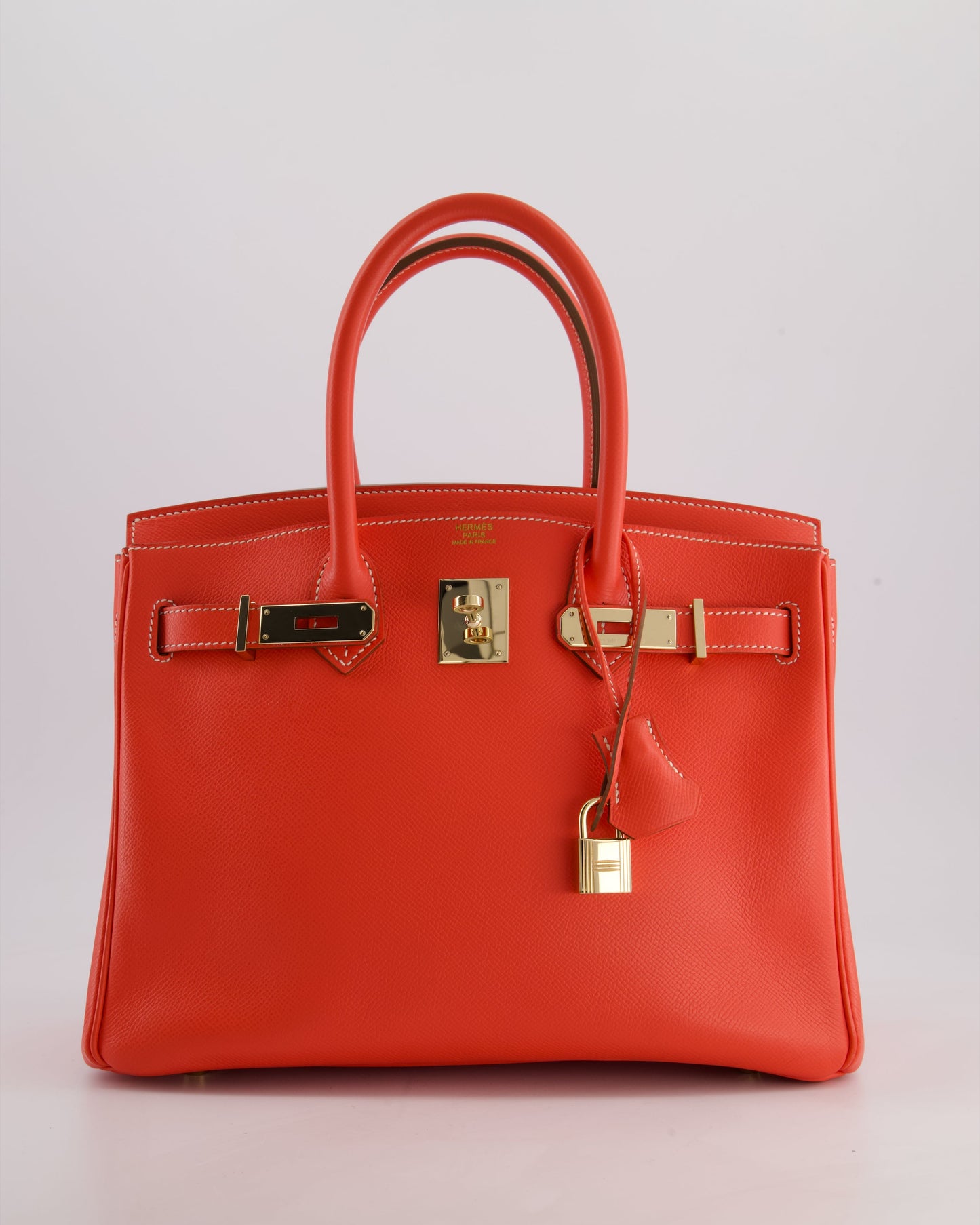*HOT* Herm�s Candy Birkin 30 Retourne Verso Bag in Rose Jaipur Epsom Leather, Gold Ch�vre Interior with Permabrass Hardware