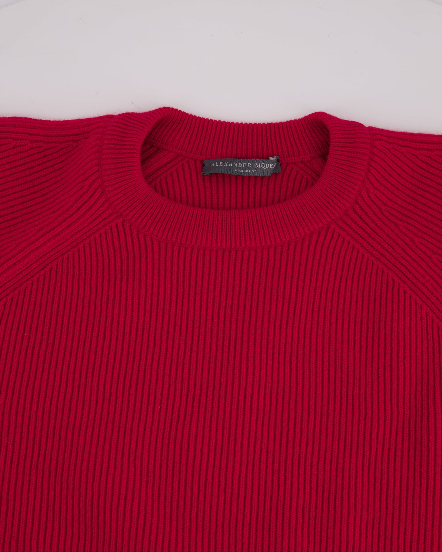Alexander McQueen Pink Pull Over Knitted Short Sleeve Jumper Size XS (UK 4)