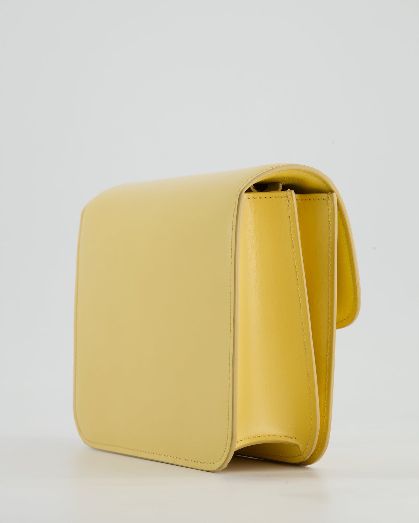 CŽline Classic Box Small Bag in Pollen Calfskin with Gold Hardware