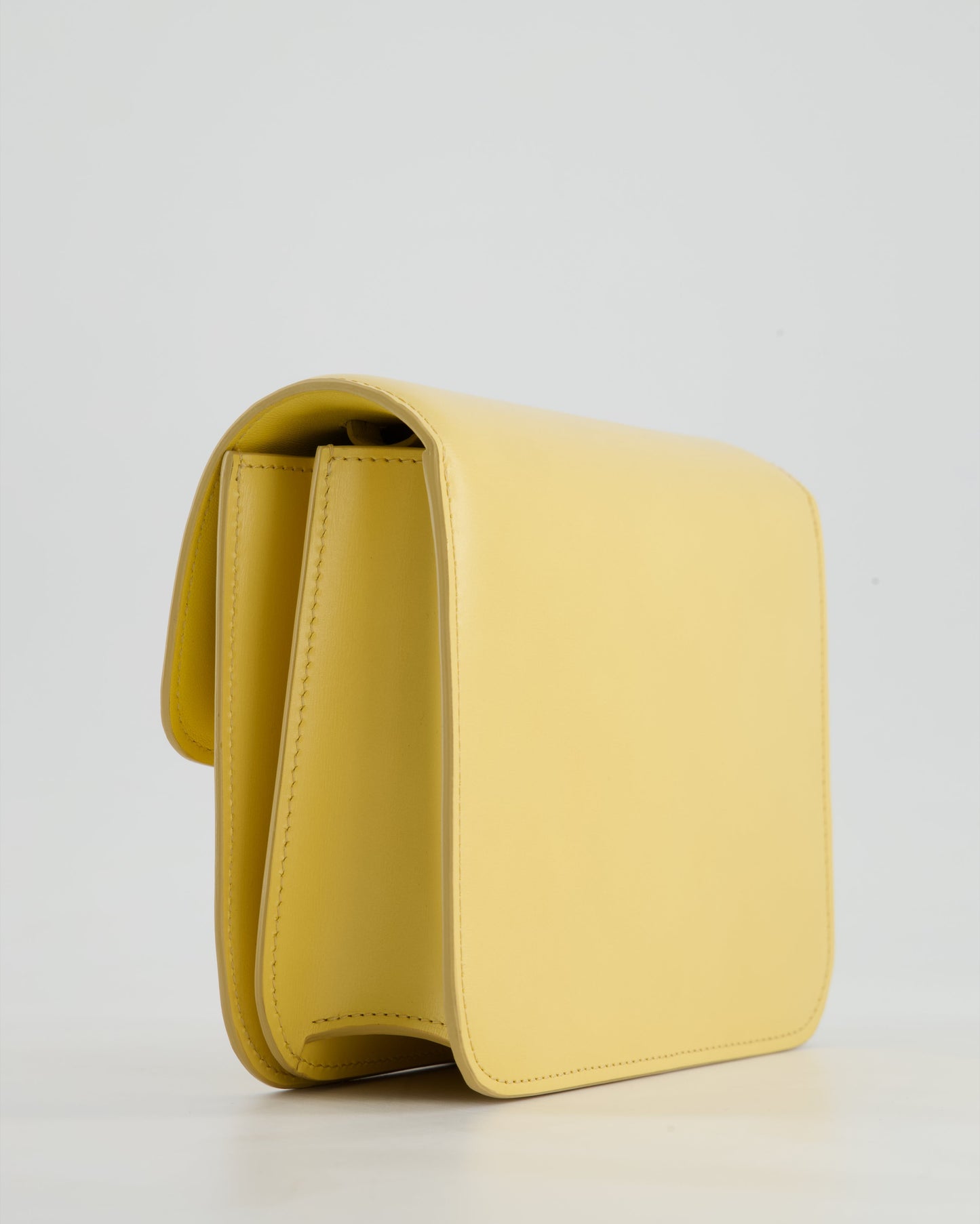 CŽline Classic Box Small Bag in Pollen Calfskin with Gold Hardware