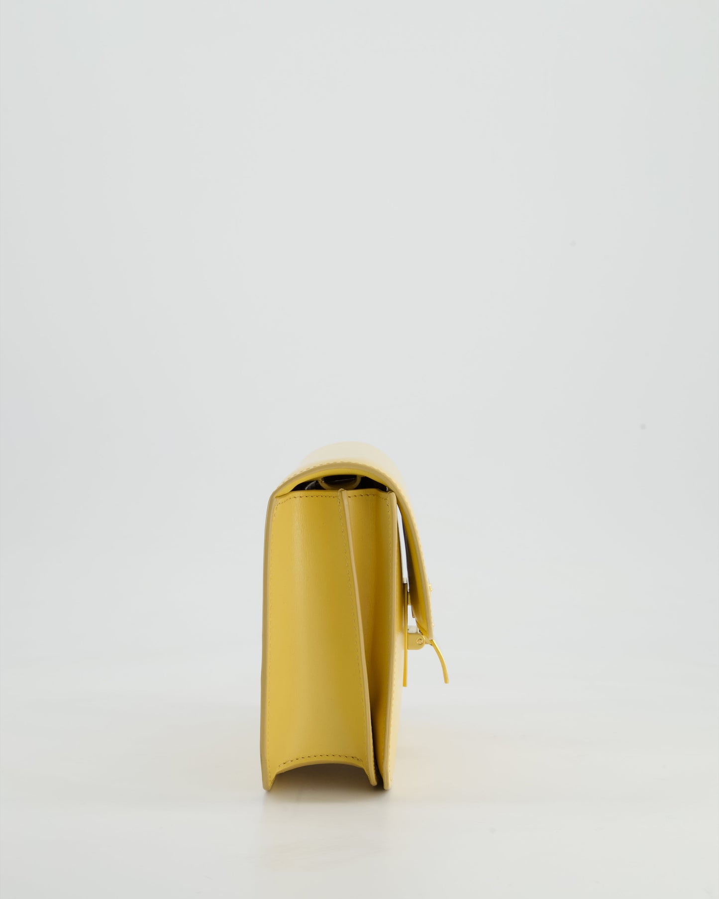 CŽline Classic Box Small Bag in Pollen Calfskin with Gold Hardware