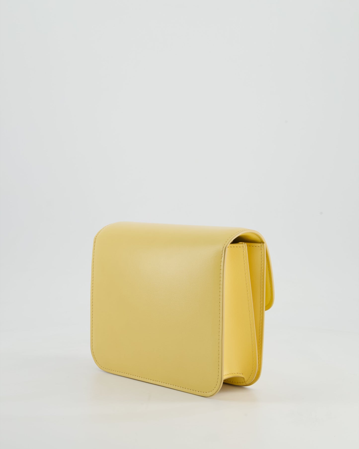 CŽline Classic Box Small Bag in Pollen Calfskin with Gold Hardware