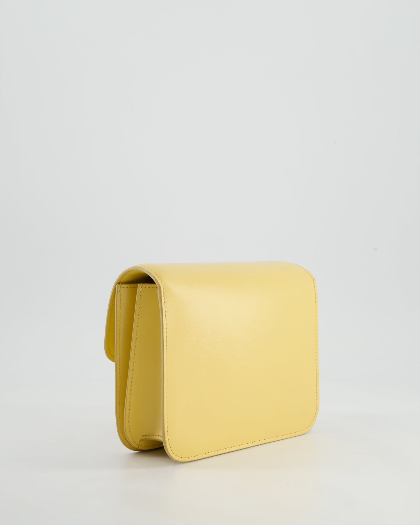 CŽline Classic Box Small Bag in Pollen Calfskin with Gold Hardware