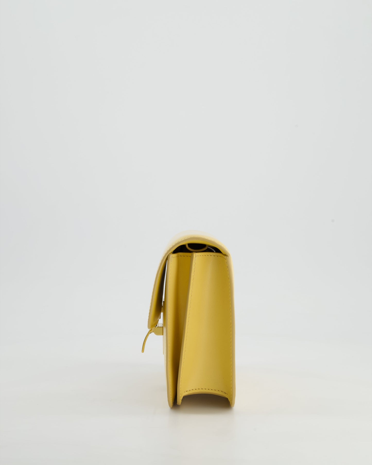 CŽline Classic Box Small Bag in Pollen Calfskin with Gold Hardware